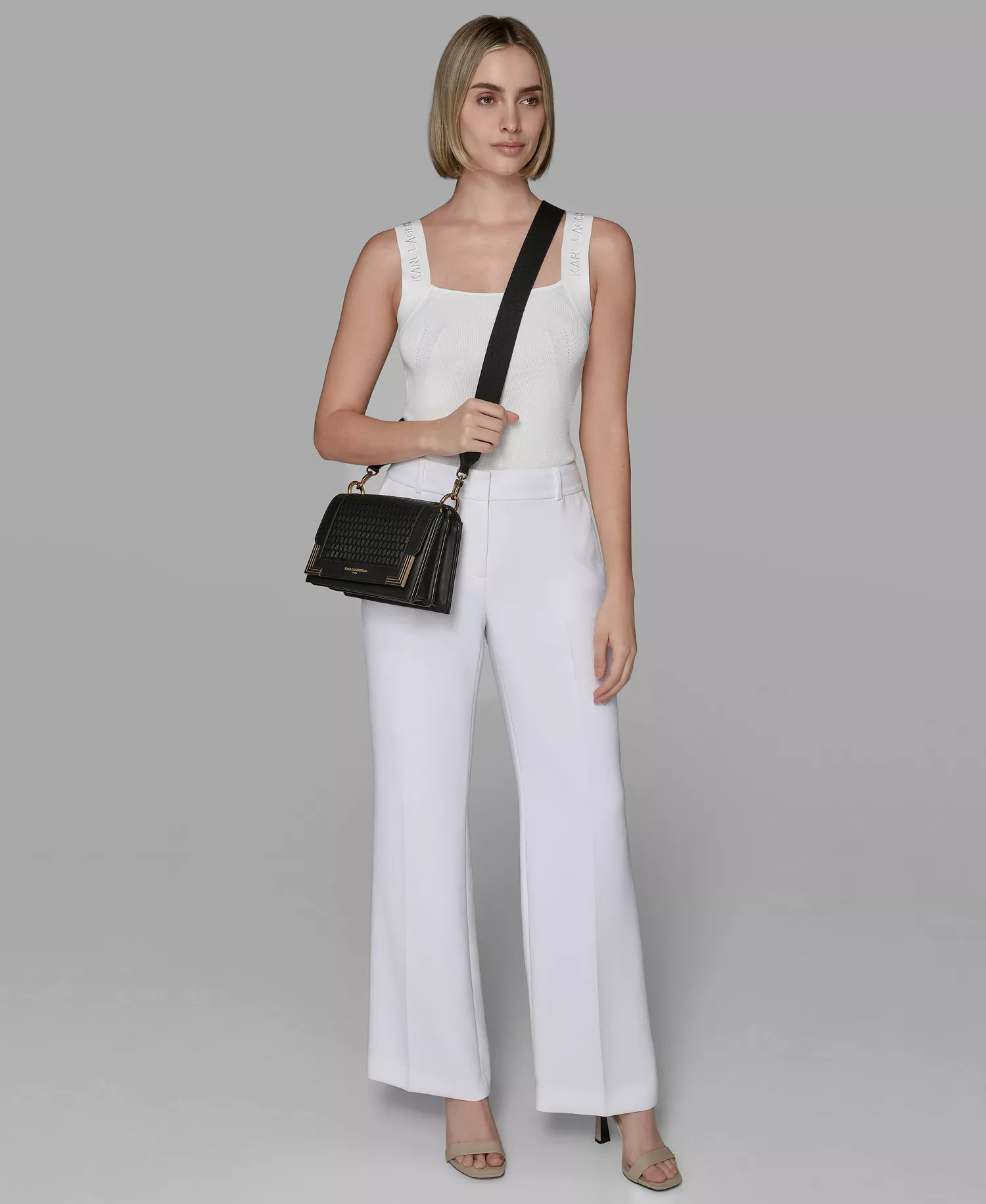 Camille Crossbody Bag - Winter White - Small