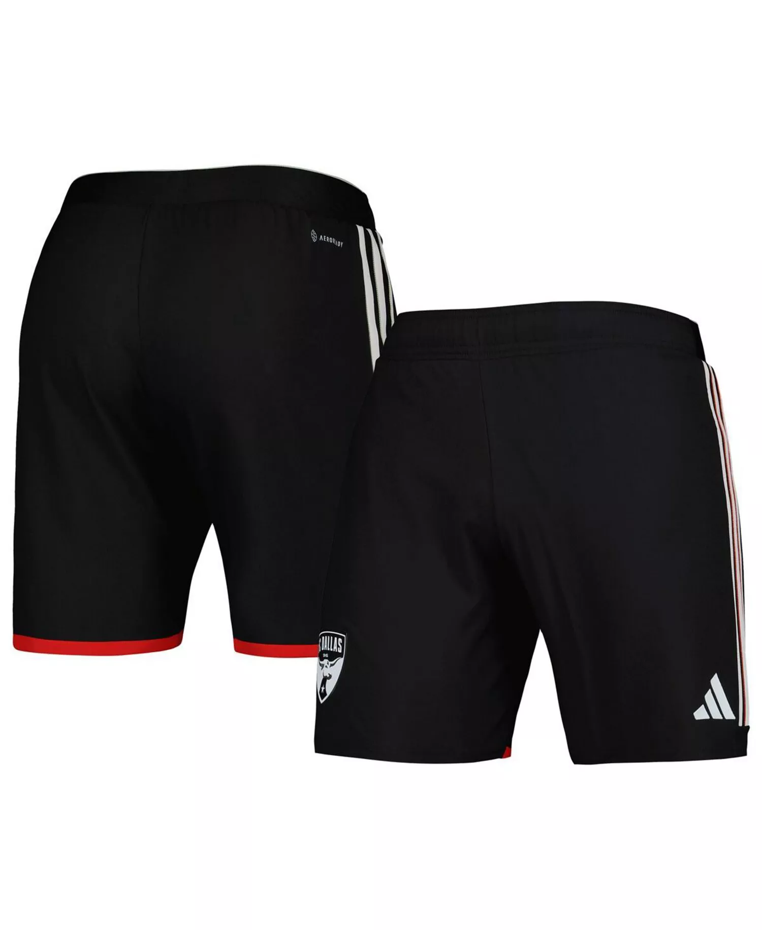 Men's Black FC Dallas 2023 Away AEROREADY Authentic Shorts - Black - 2XL
