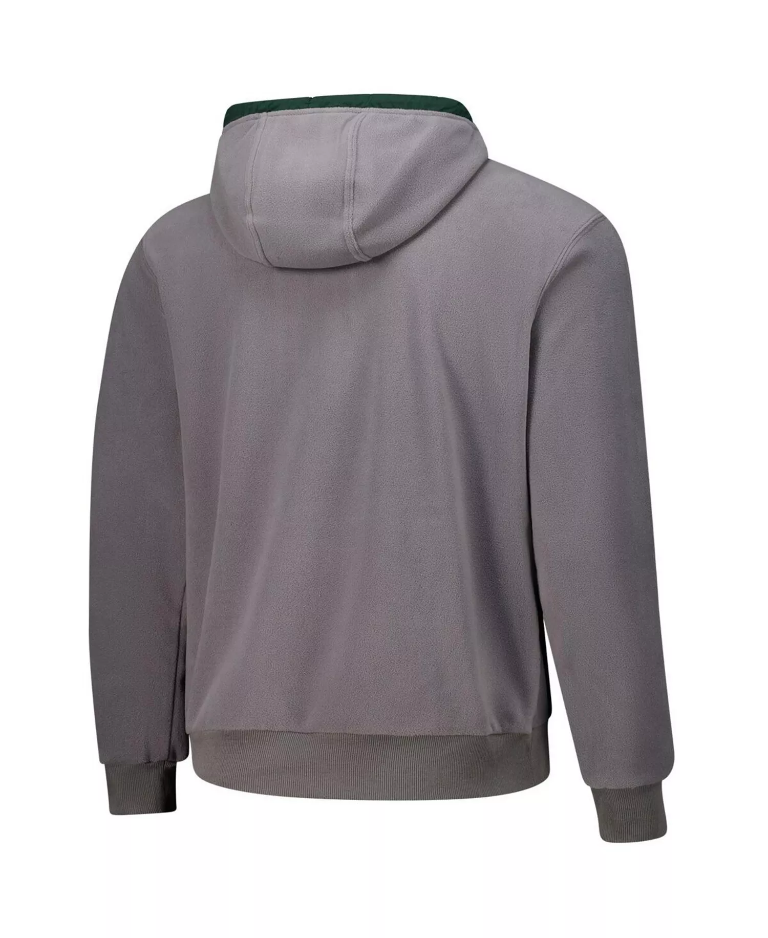 Men's Gray Michigan State Spartans Flanker Fleece Pullover Hoodie - Gray - L