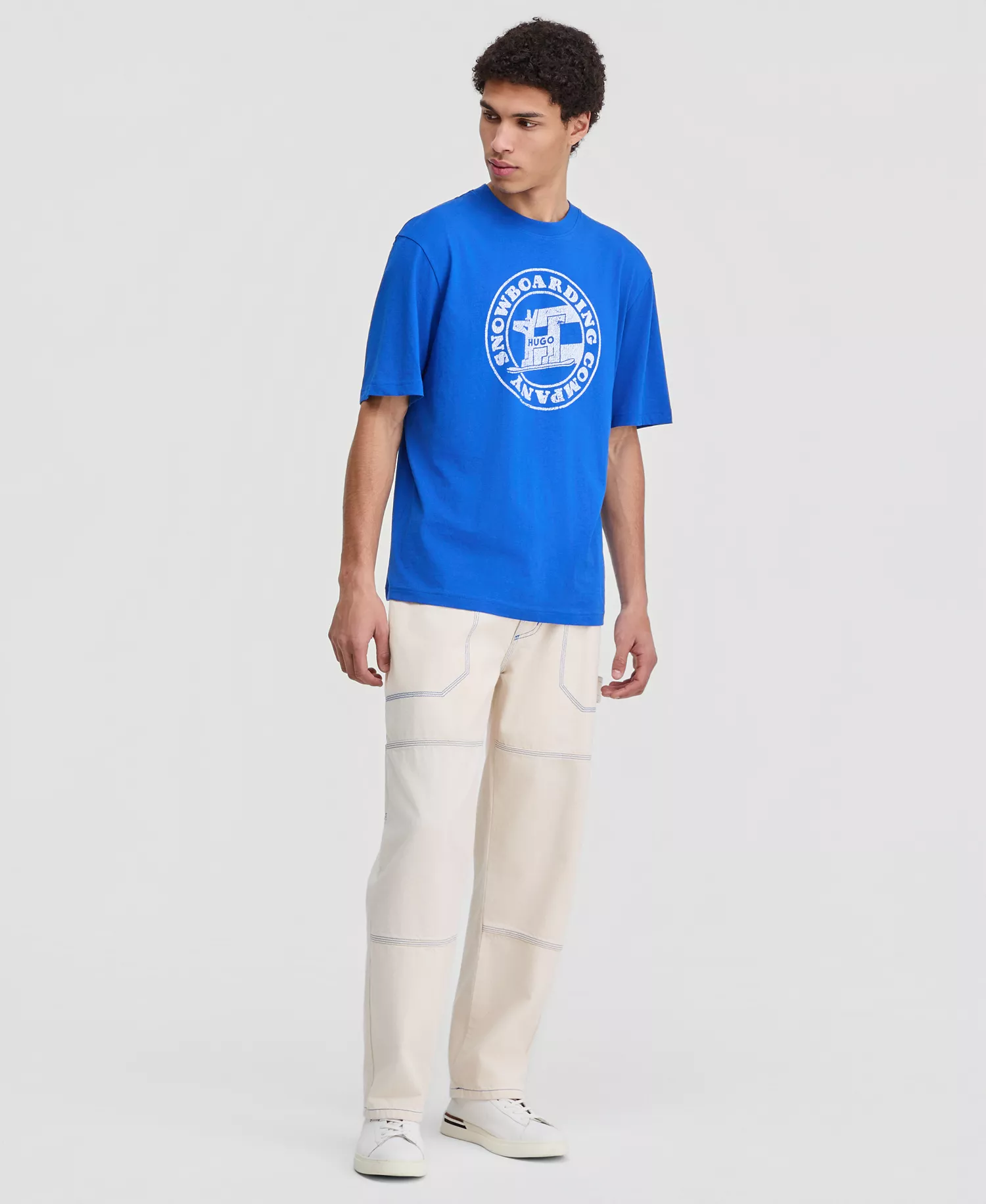 Men's Napolux Short-Sleeve Crewneck Graphic T-Shirt - Blue - 2XL