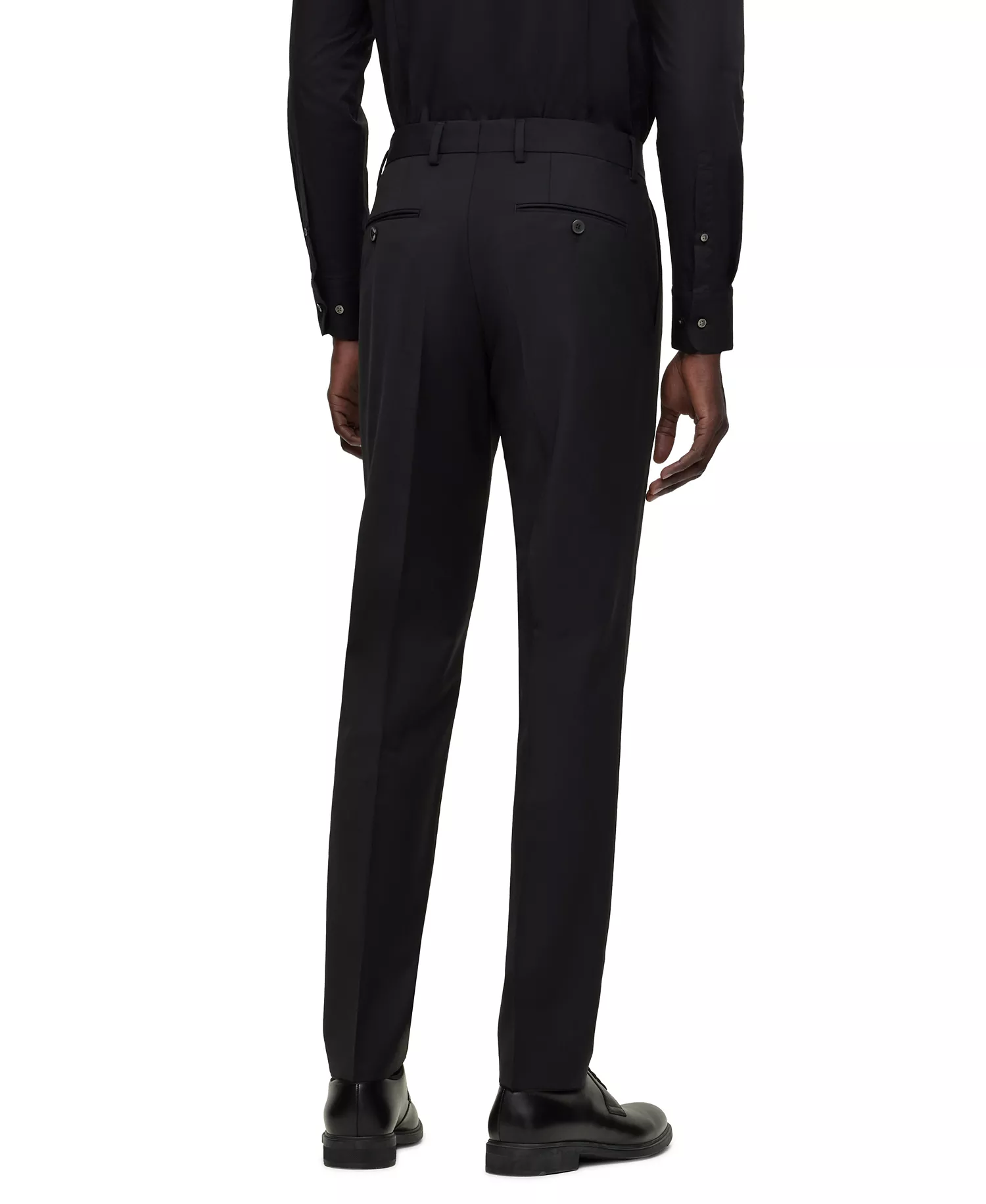 Men's Two-Piece Melange Suit, Created for Macy's - Black - 40R