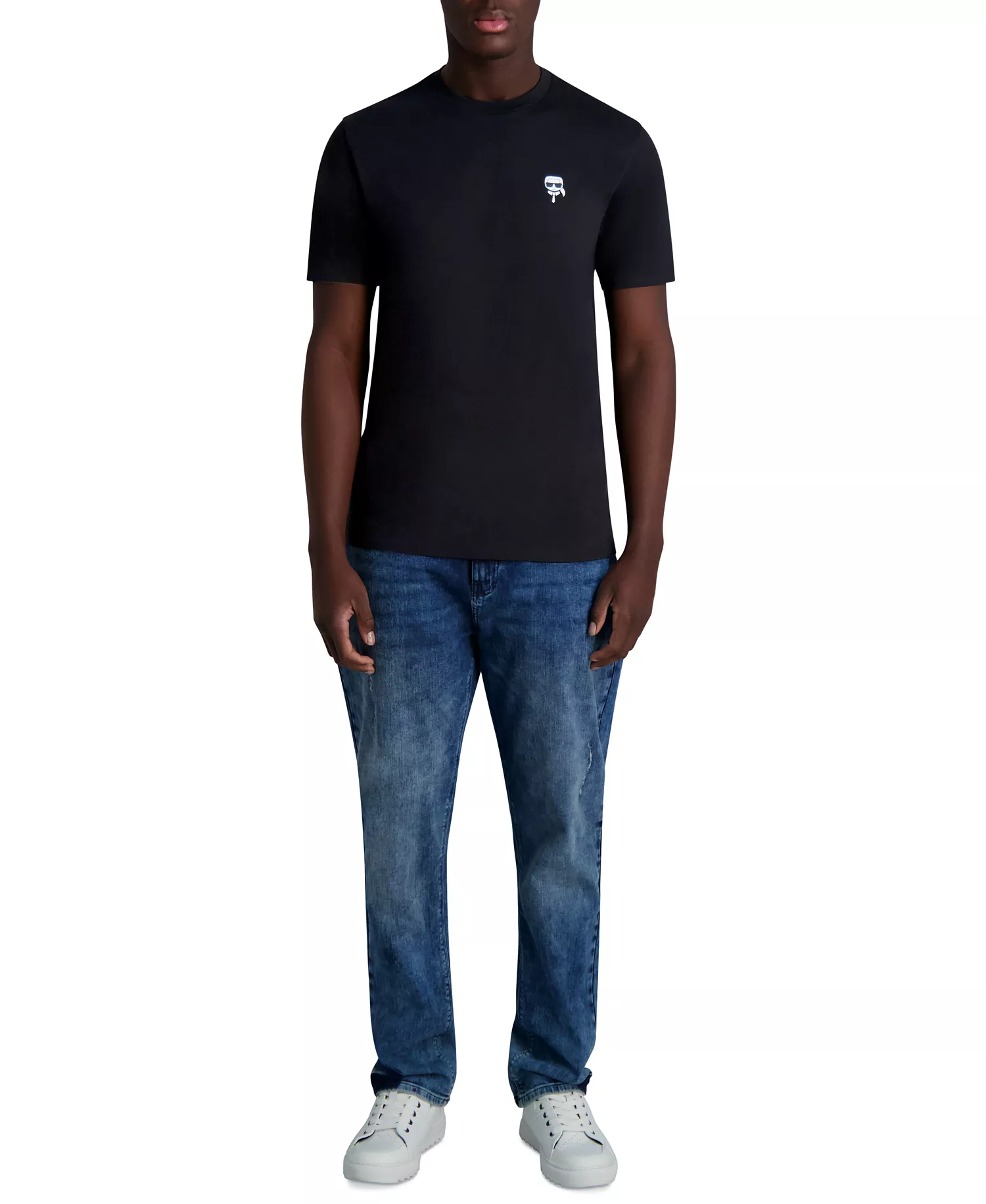 Men's Karl Graphic T-Shirt - Black - L