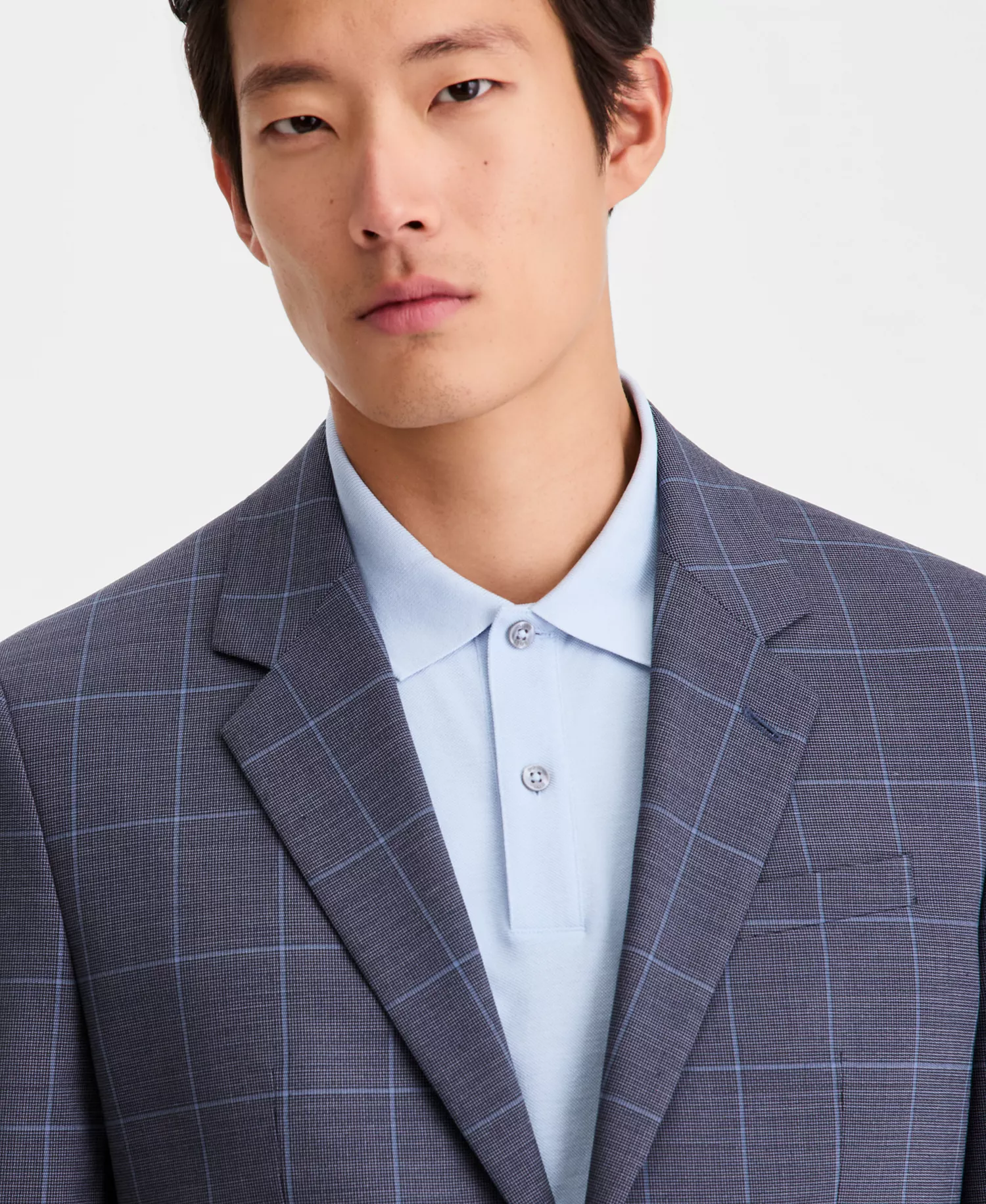 Men's Modern-Fit Suit Jacket - Blue - 36R