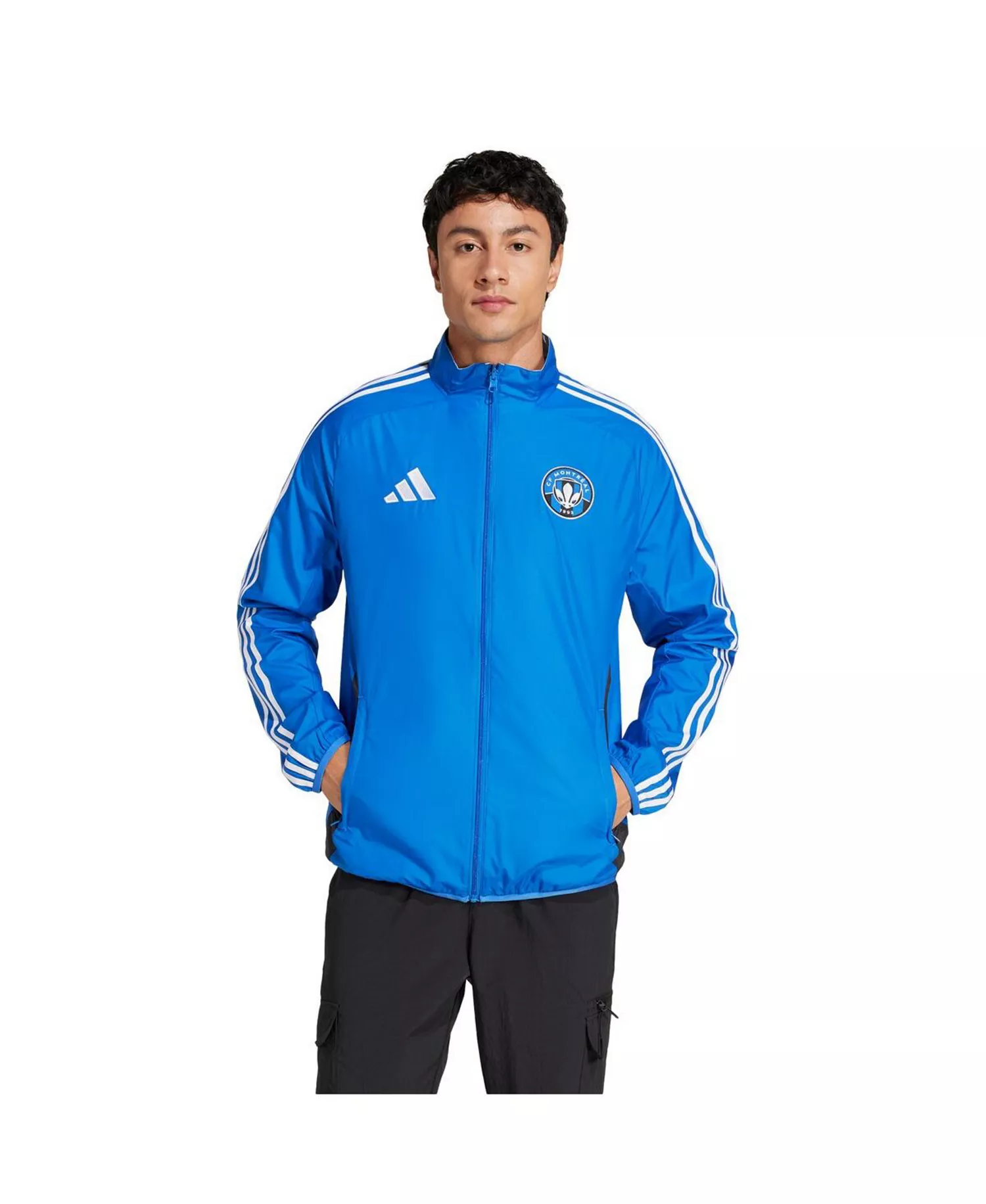 Men's Blue/Light Blue CF Montreal 2025 Anthem Reversible Full-Zip Jacket - Blue, Light Blue - L