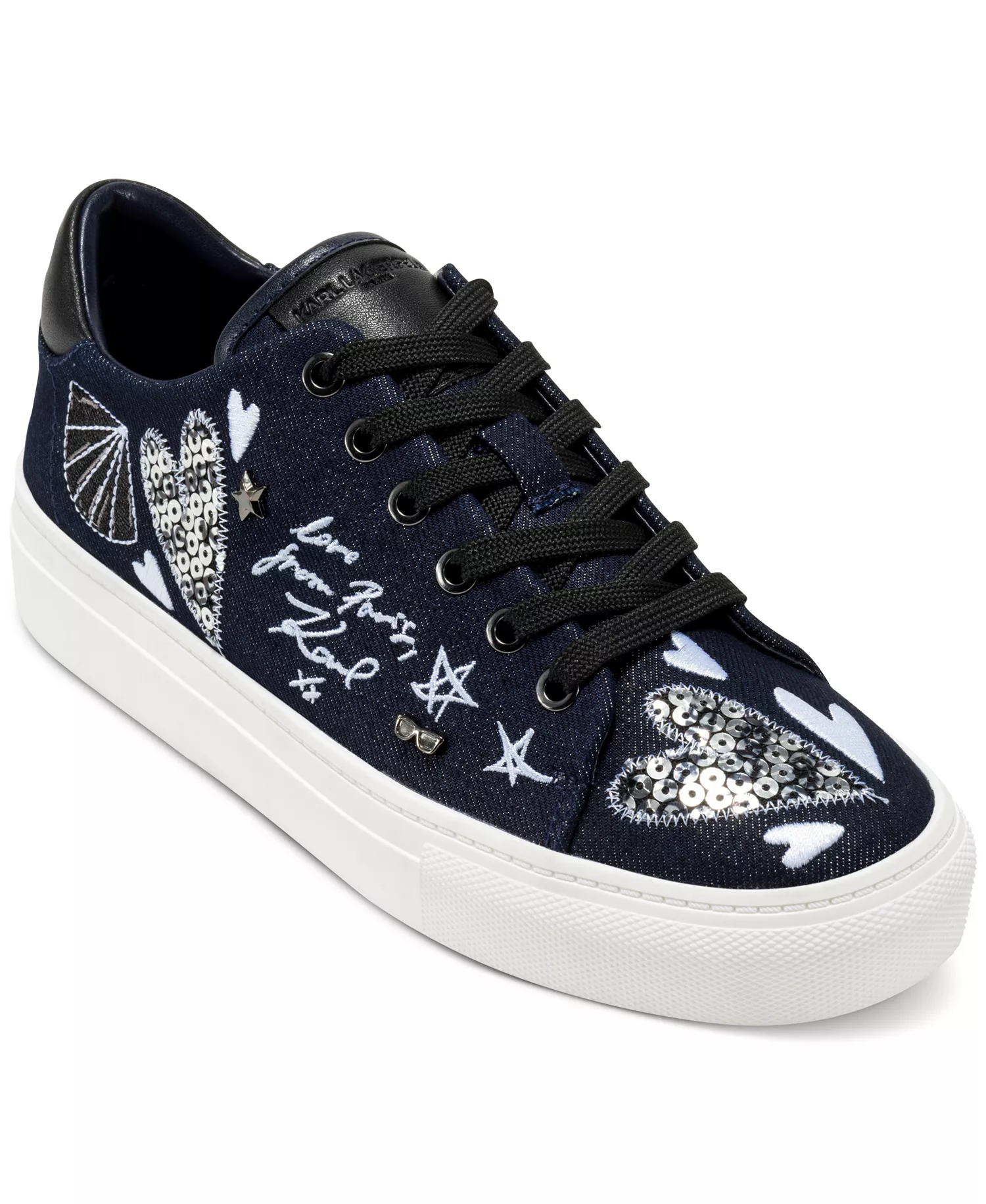 Women's Ikonic Round Toe Sneakers - Dark Navy/ Blue - 5.5M