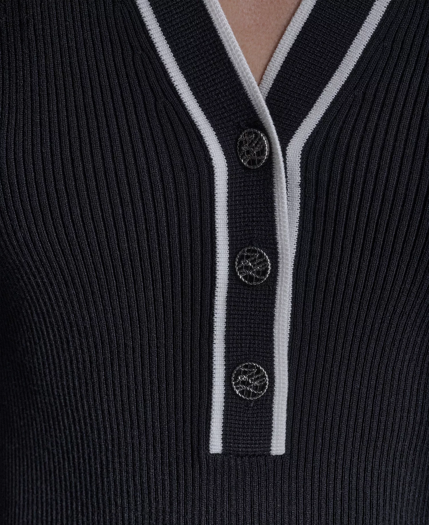 Women's Logo Tape Sweater Dress - Black - L