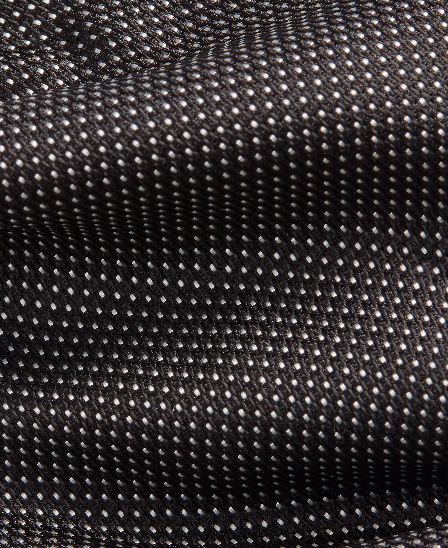 Men's Pin Dot Silk Tie - Black/white - No Size