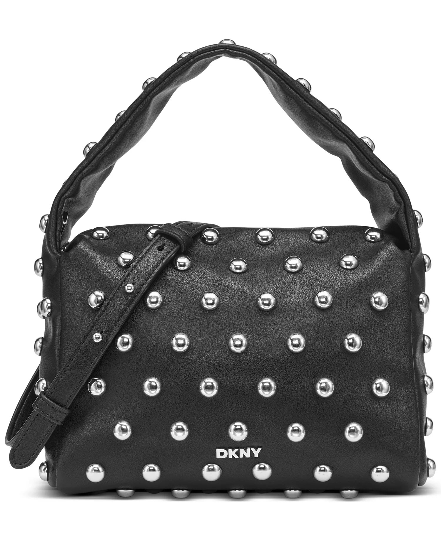 Agnes Small Shoulder Bag - Black/silver - NO SIZE
