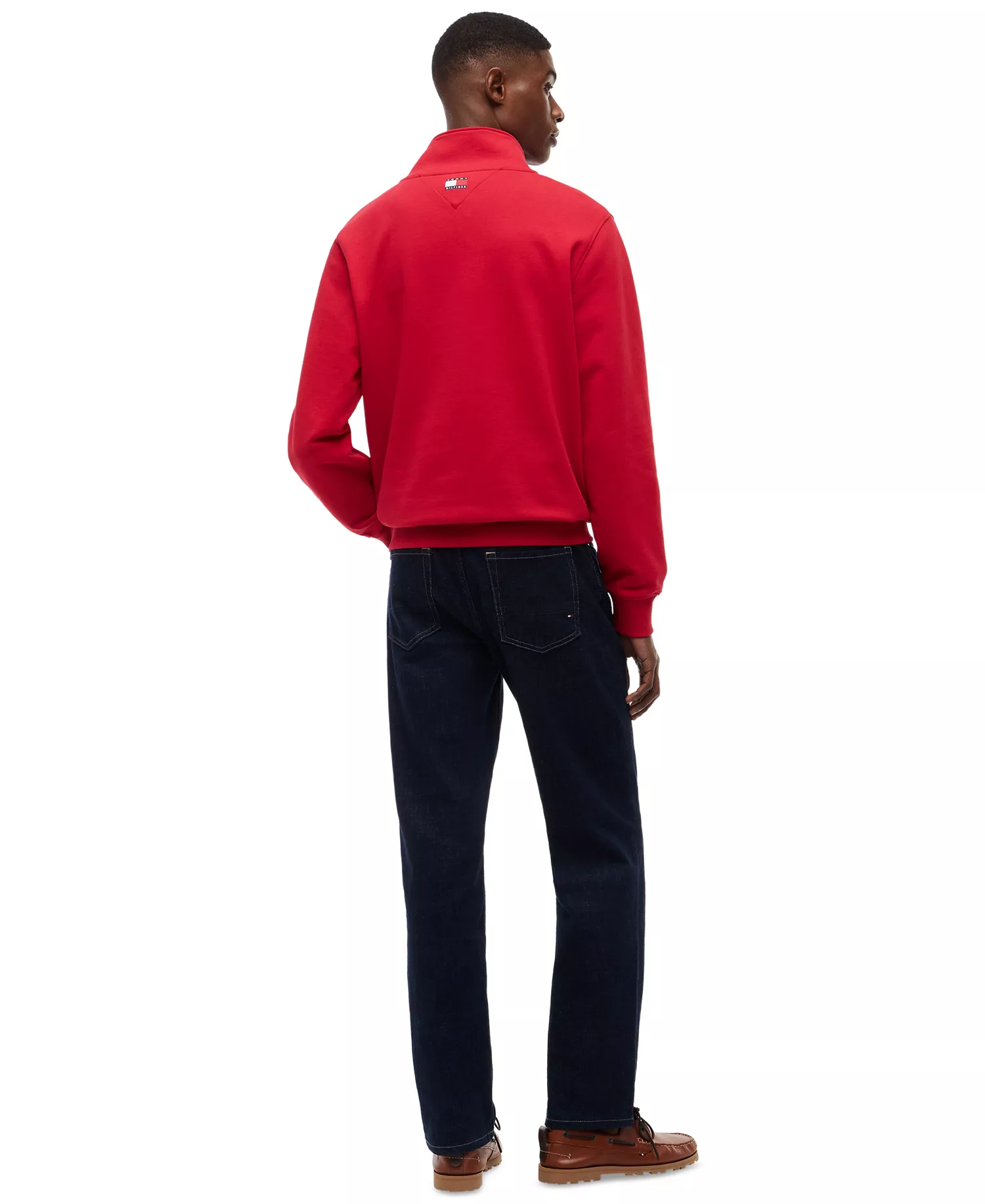 x Cadillac F1® Men's Logo Quarter-Zip Sweatshirt - Red - L