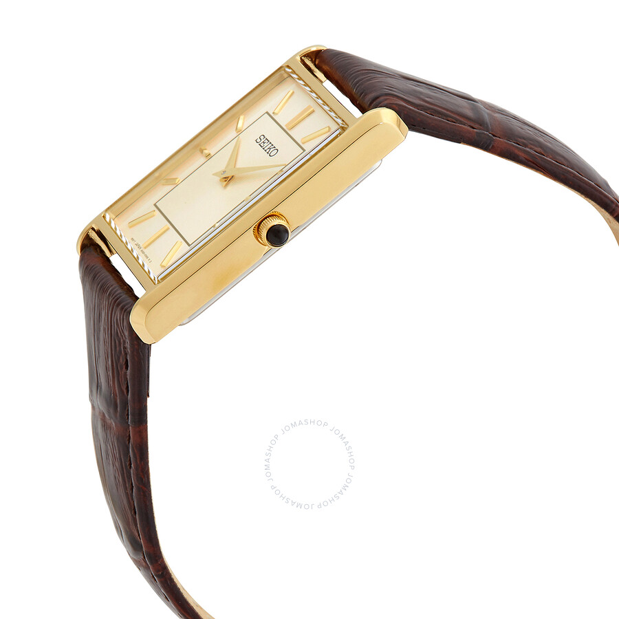 Seiko Essentials Quartz Light Champagne Dial Men's Watch