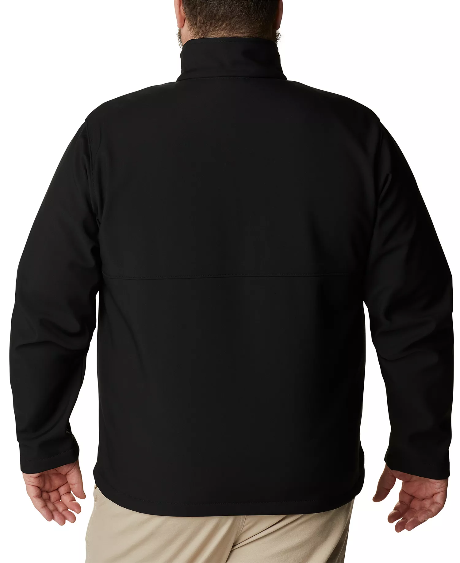 Men's Big & Tall Ascender Softshell Jacket - Black - 1X