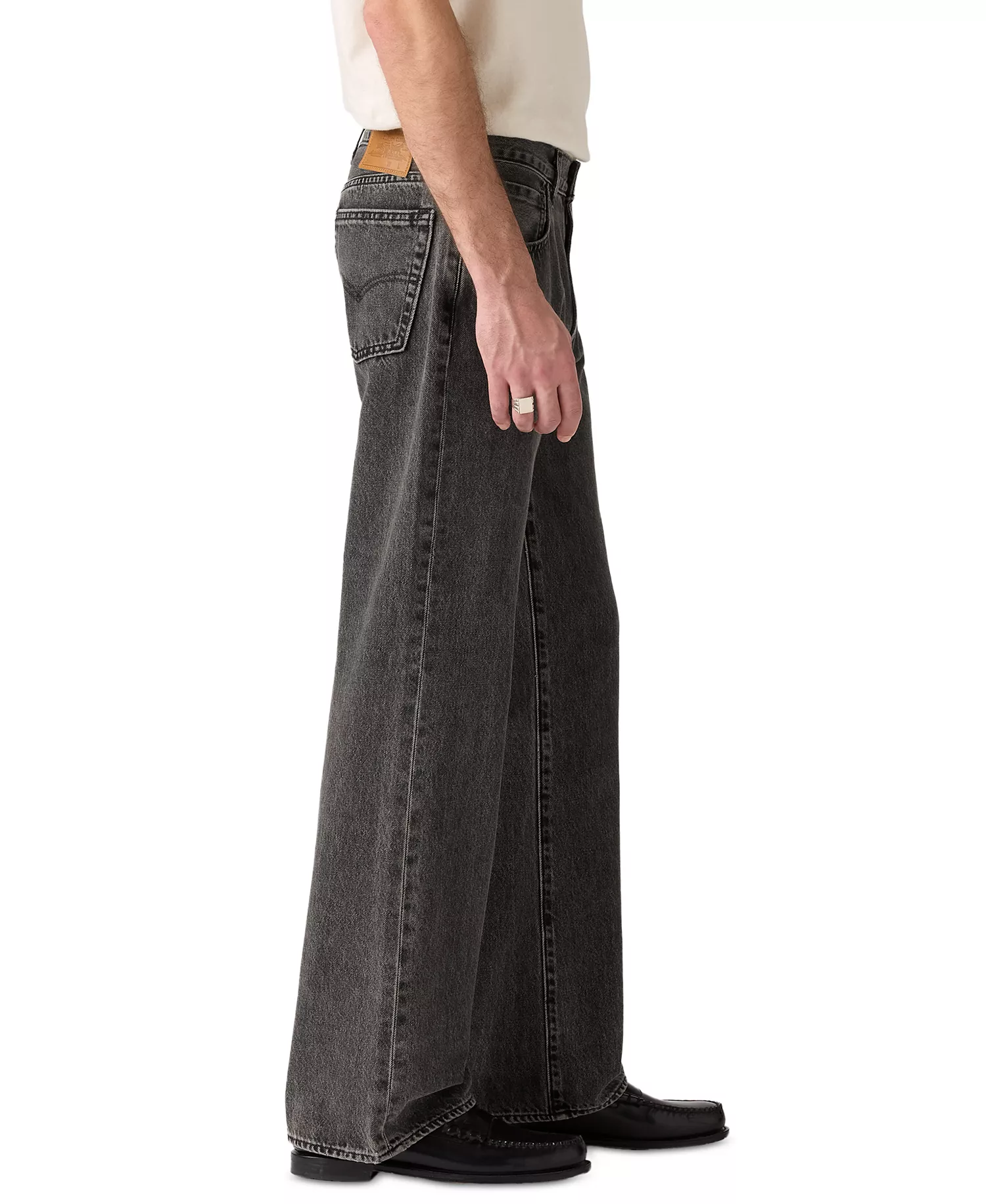 Men's Regular-Fit Flare Jeans - Washed black - 33 - 30