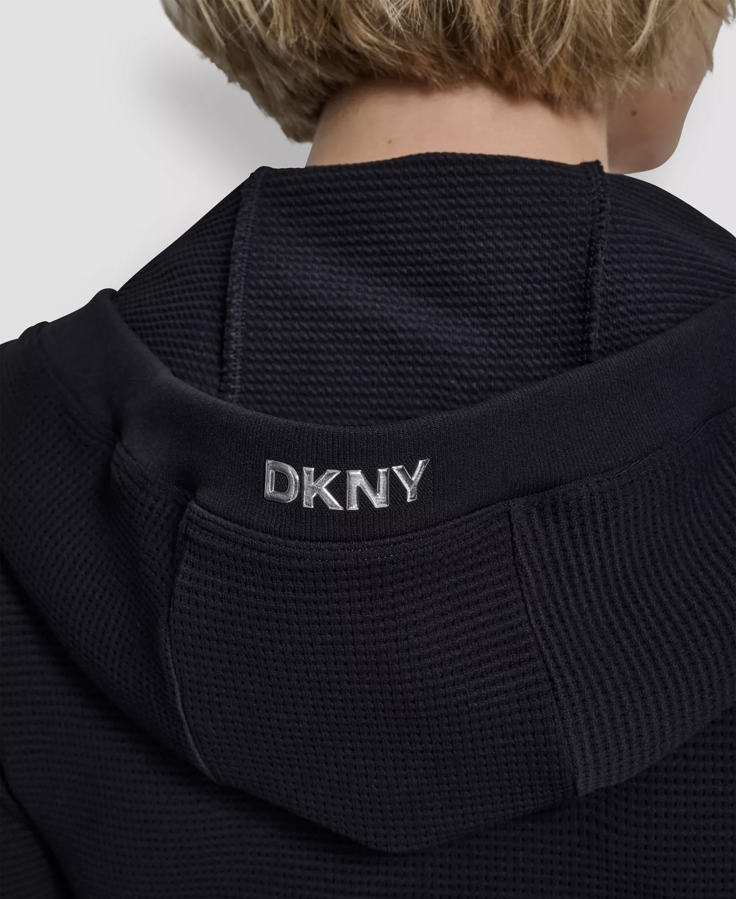 Women's Long-Sleeve Hoodie Jacket - Black - L