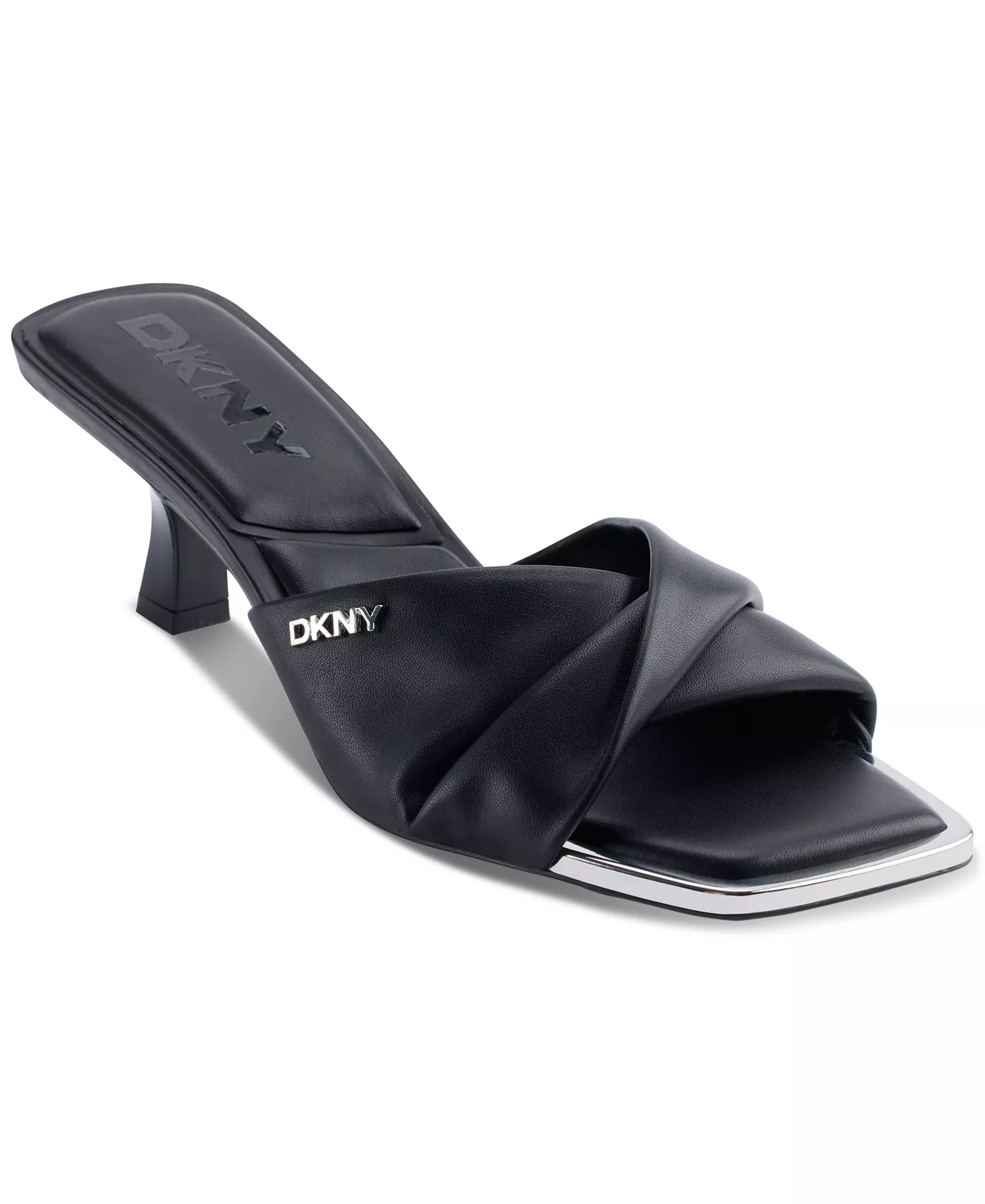 Women's Jolaine Slip-On Twist Sandals - Black - 10M