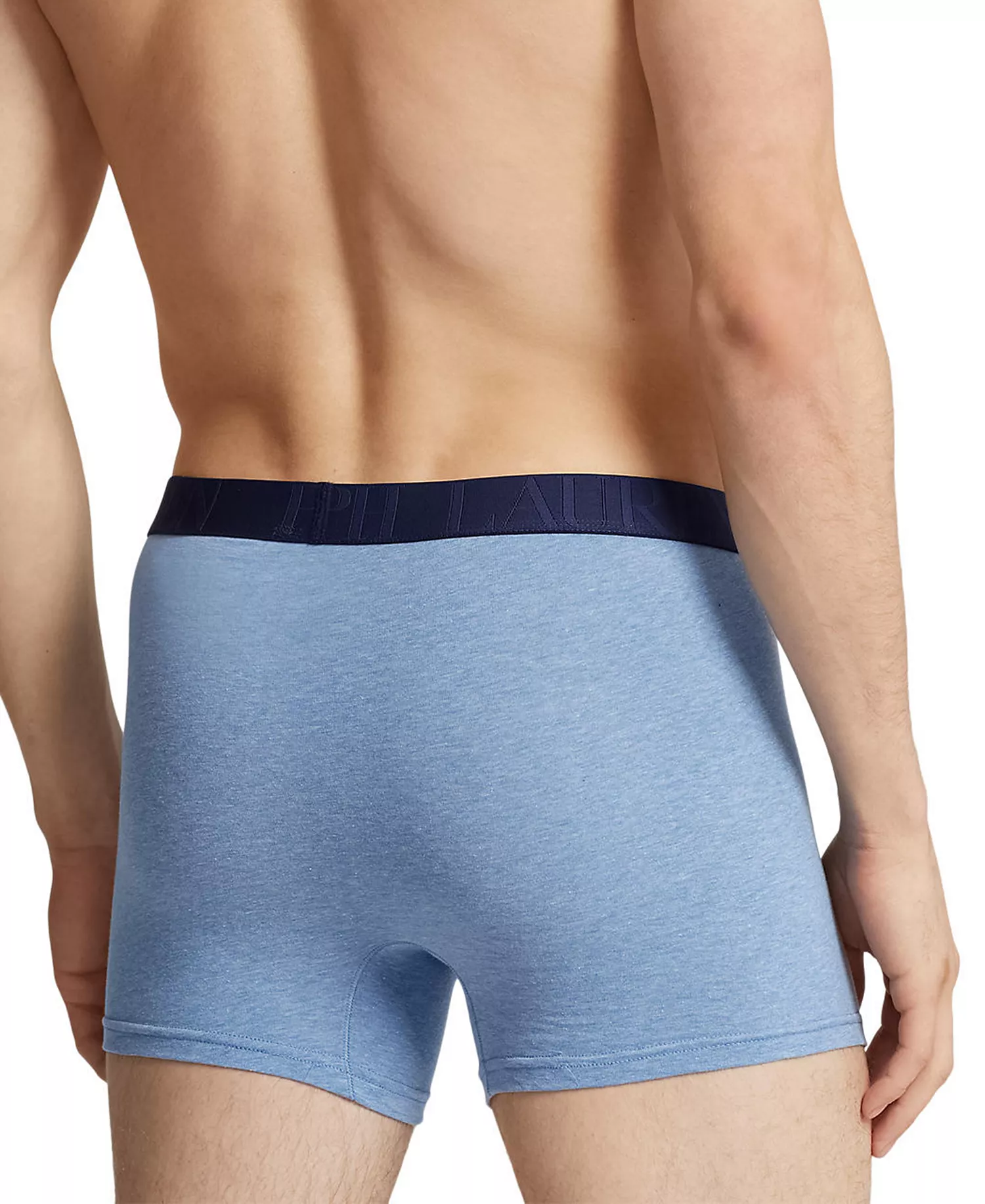 Men's 3-Pack Classic Stretch Trunks - Pale Royal Heather, Cruise Navy Pony - L