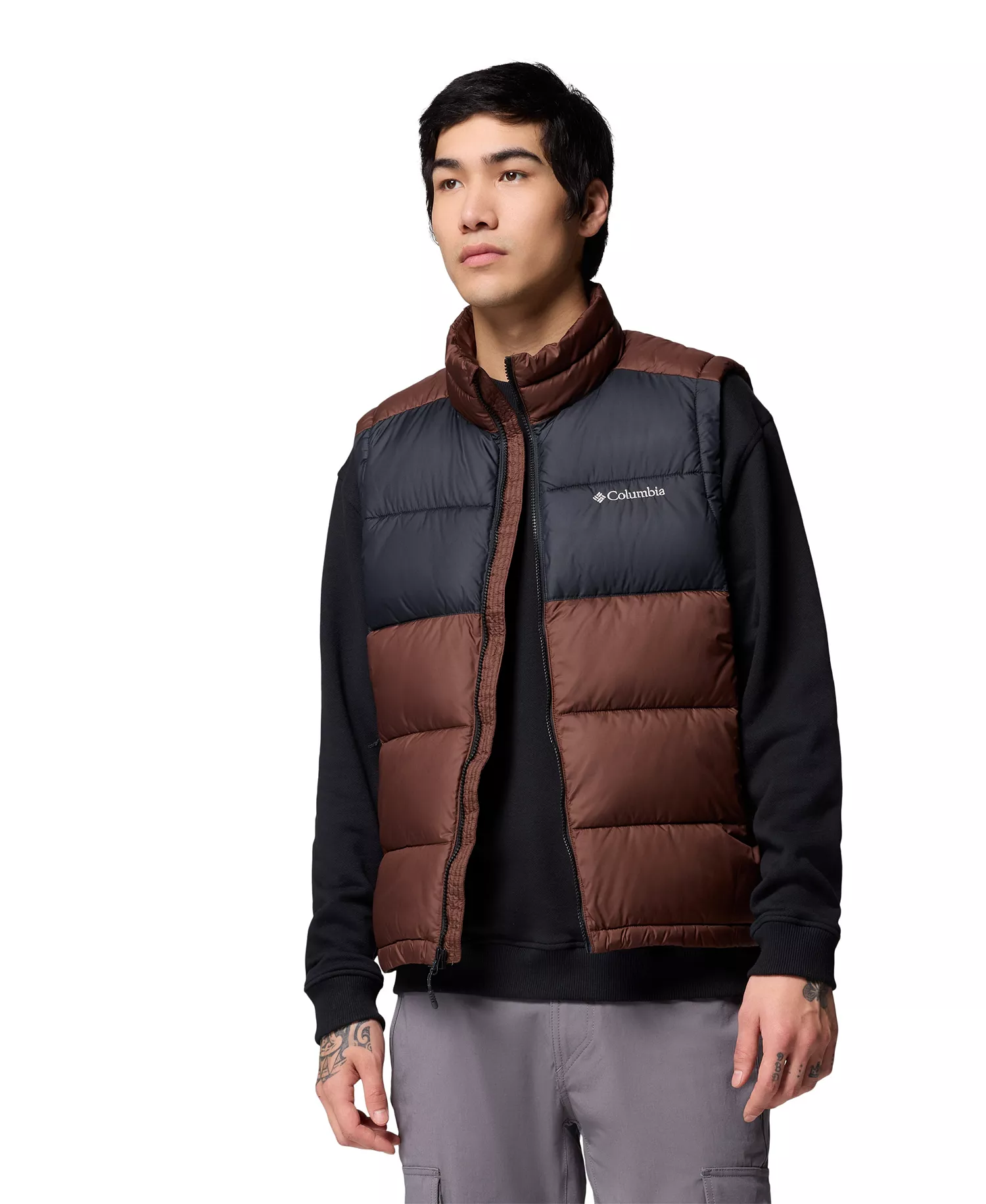 Men's Pike Lake Vest - Tobacco/black - S