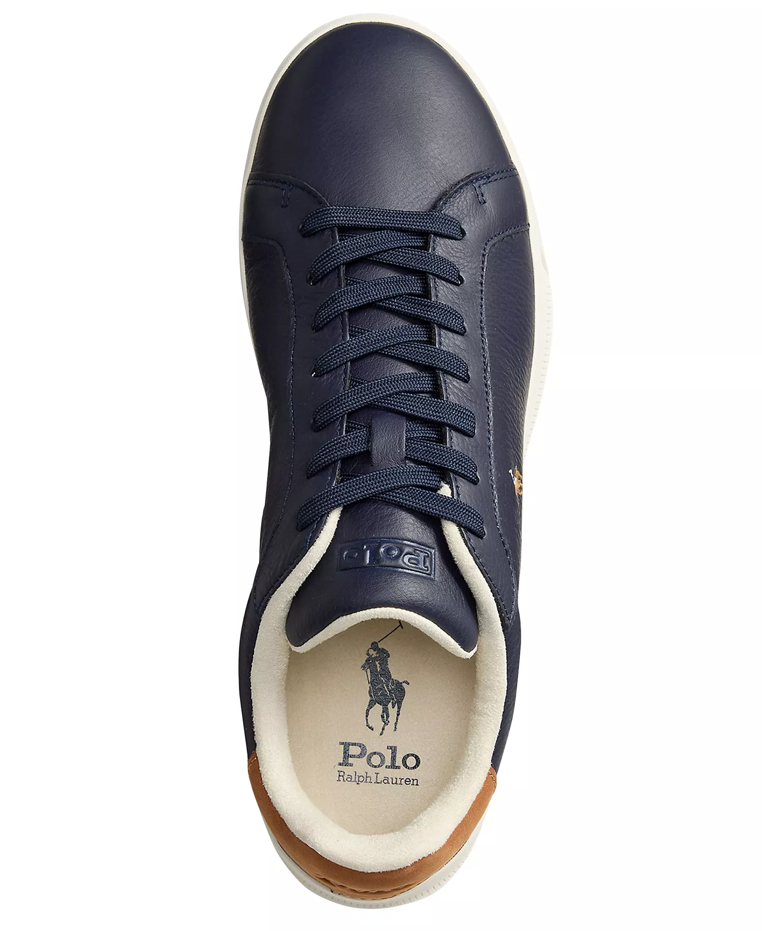 Men's Heritage Court II Embroidered Lace-Up Shoes - Blue - 10