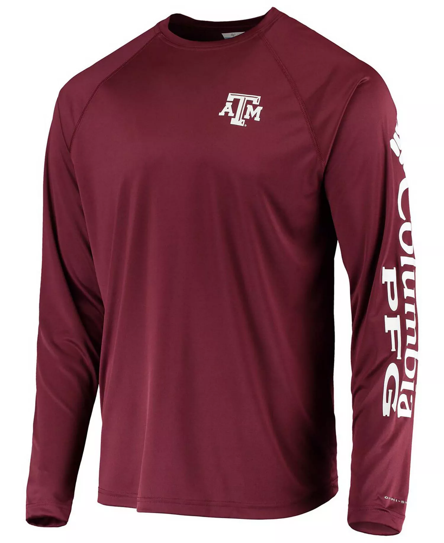 Men's PFG Maroon Texas A M Aggies Terminal Tackle Omni-Shade Long Sleeve T-shirt - Maroon - XXL