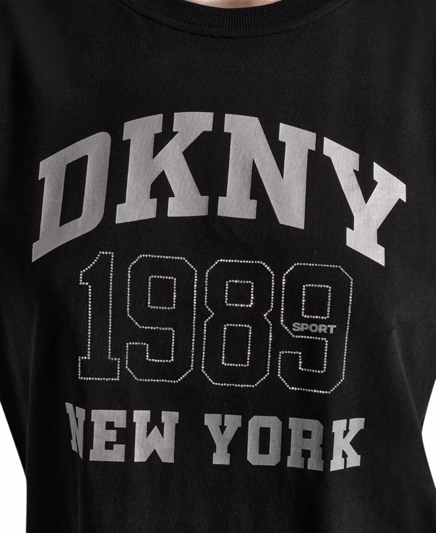 Short-Sleeve DKNY New York 1989 Logo T-Shirt - Black - L