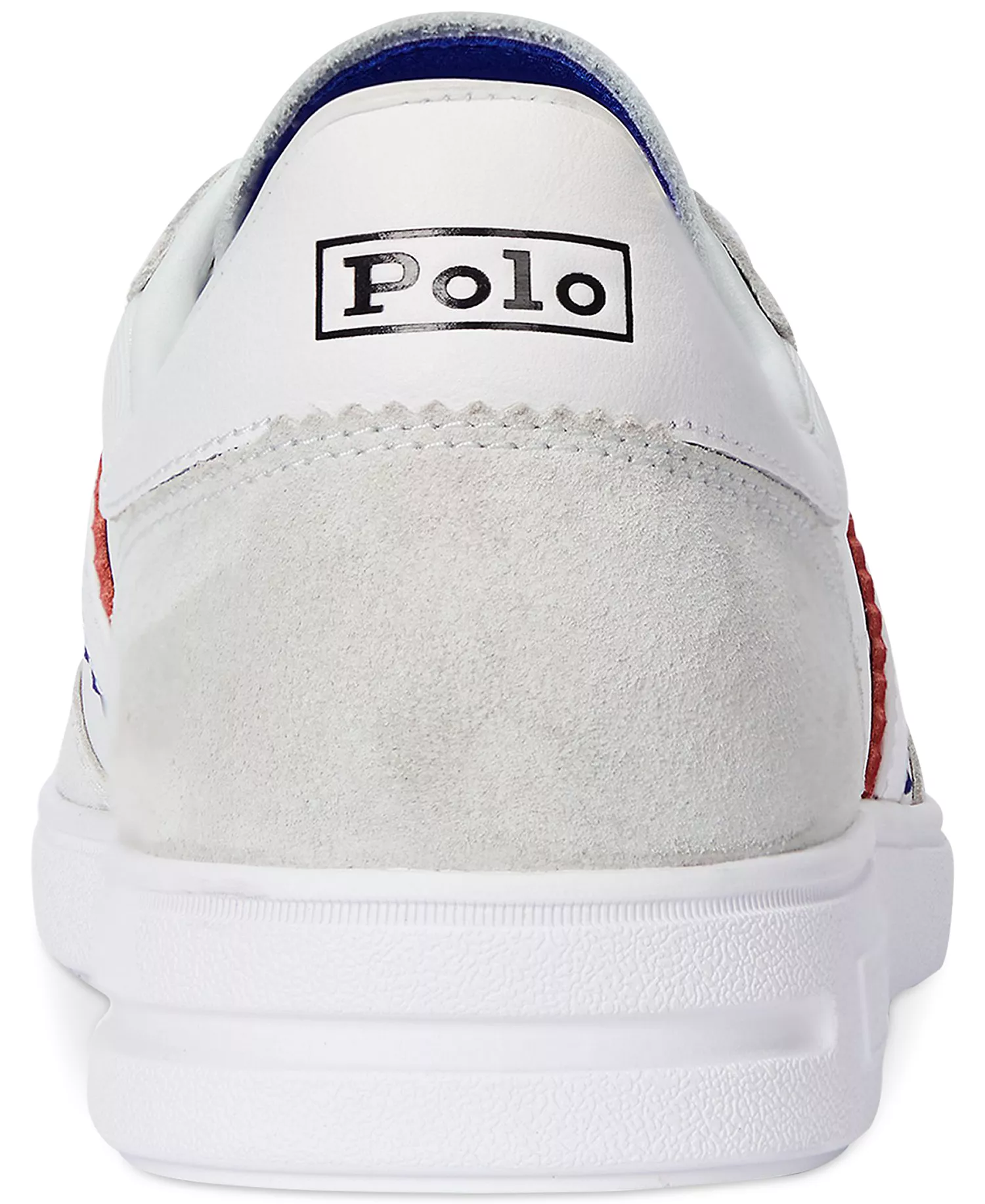 Men's Bedford Suede-Paneled Sneaker - Bianco/Red/White/Blue - 10.5