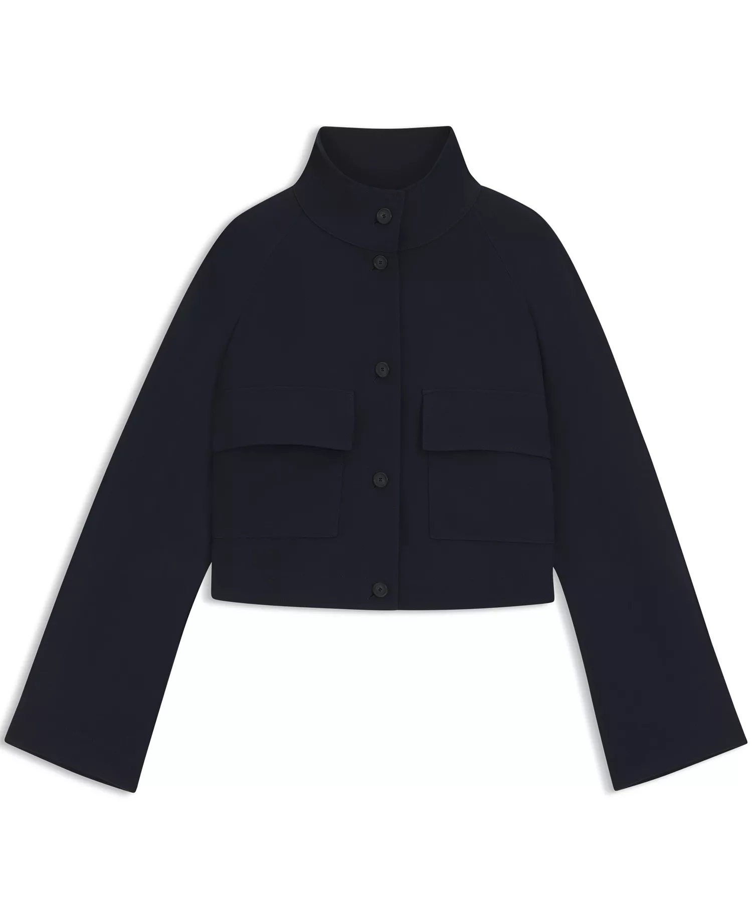 BOSS by Women's Wrinkle-Resistant Crepe Modern-Fit Blazer - Dark Blue - 10