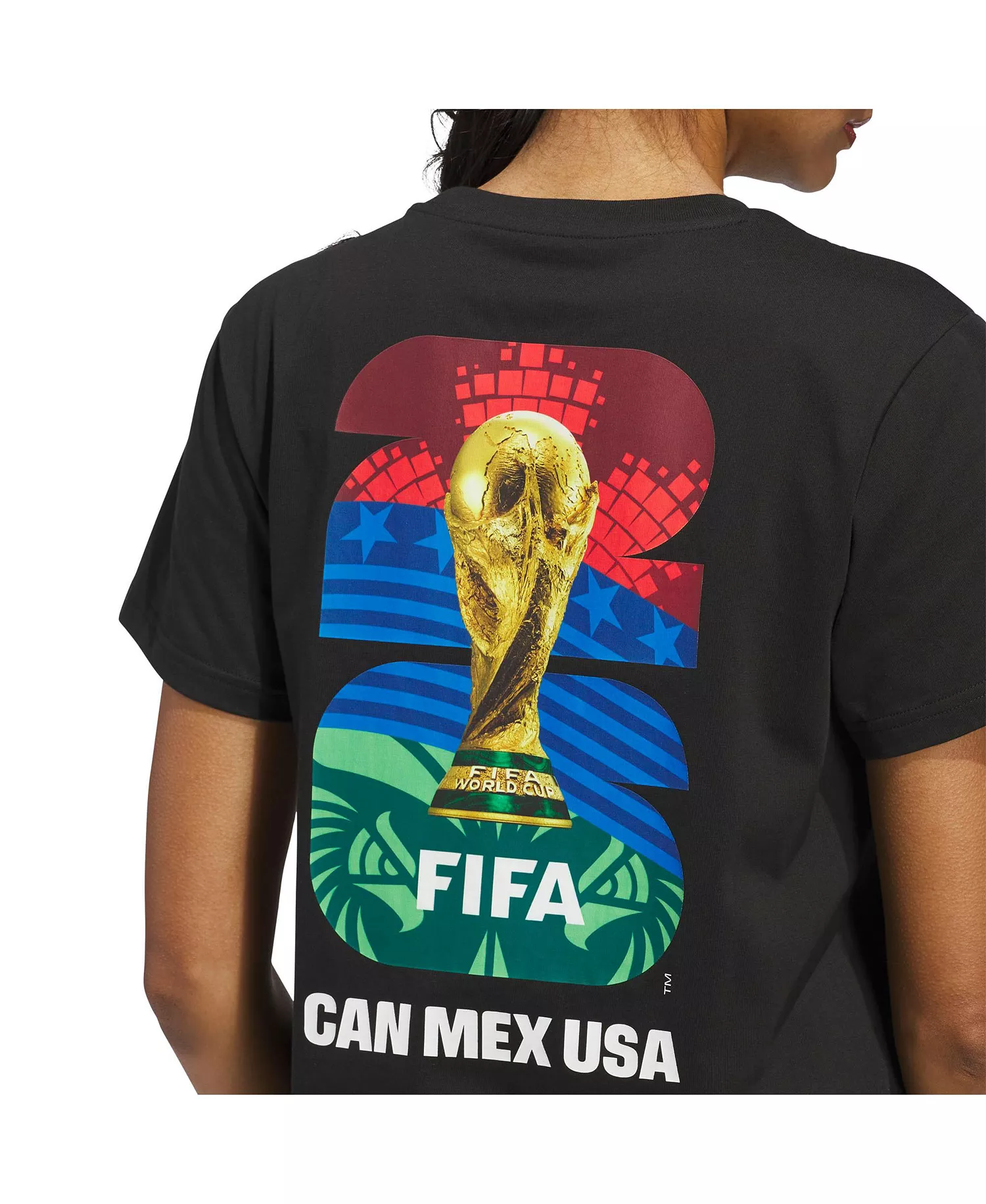 Women's Black 2026 FIFA World Cup Graphic T-Shirt - Black - L