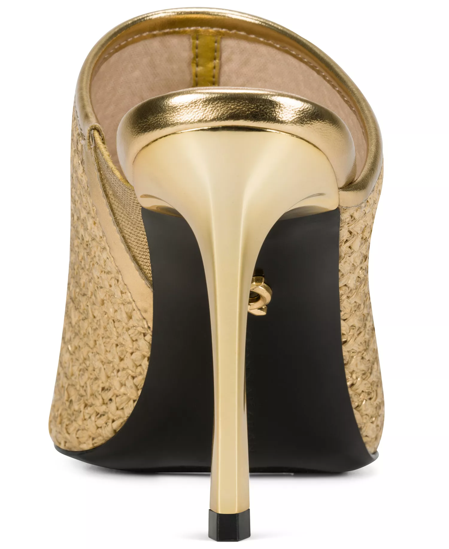 Women's Donna Heeled Stiletto Heel Sandals - Gold - 10