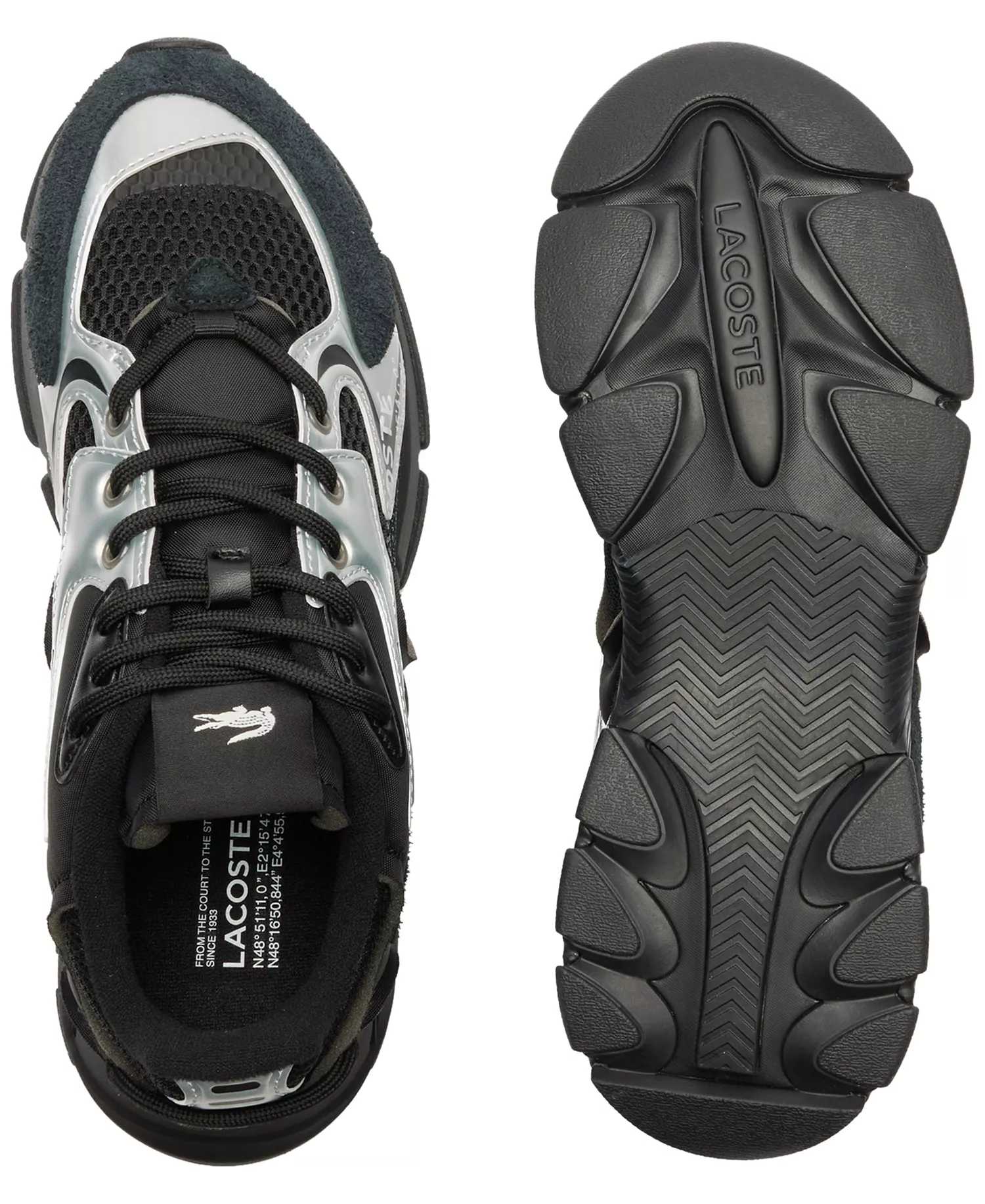 Men's L003 Neo Lace-Up Sneakers - 312 Black/white - 13M