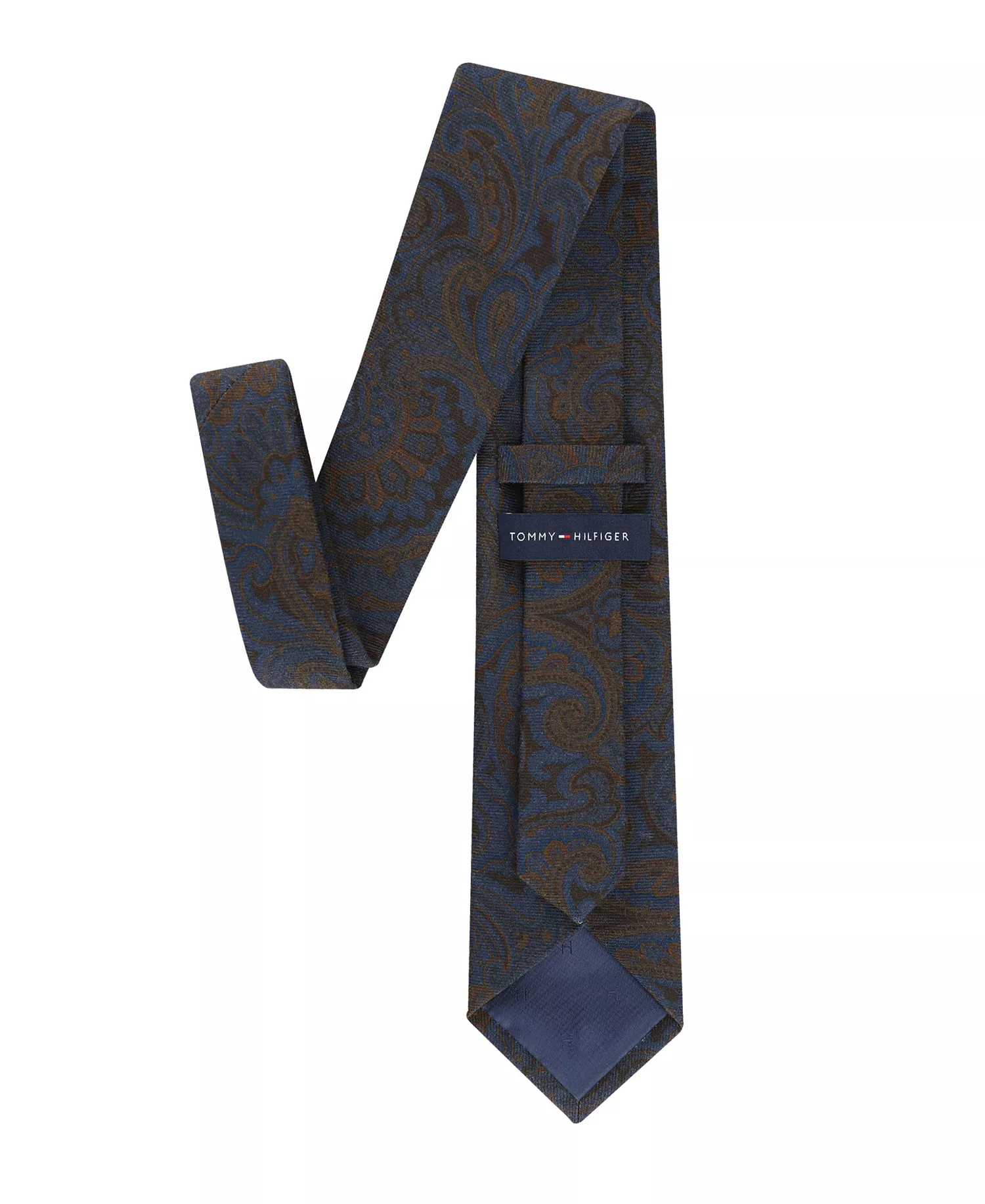 Men's Hadley Paisley Print Tie - Brown - ONE SIZE