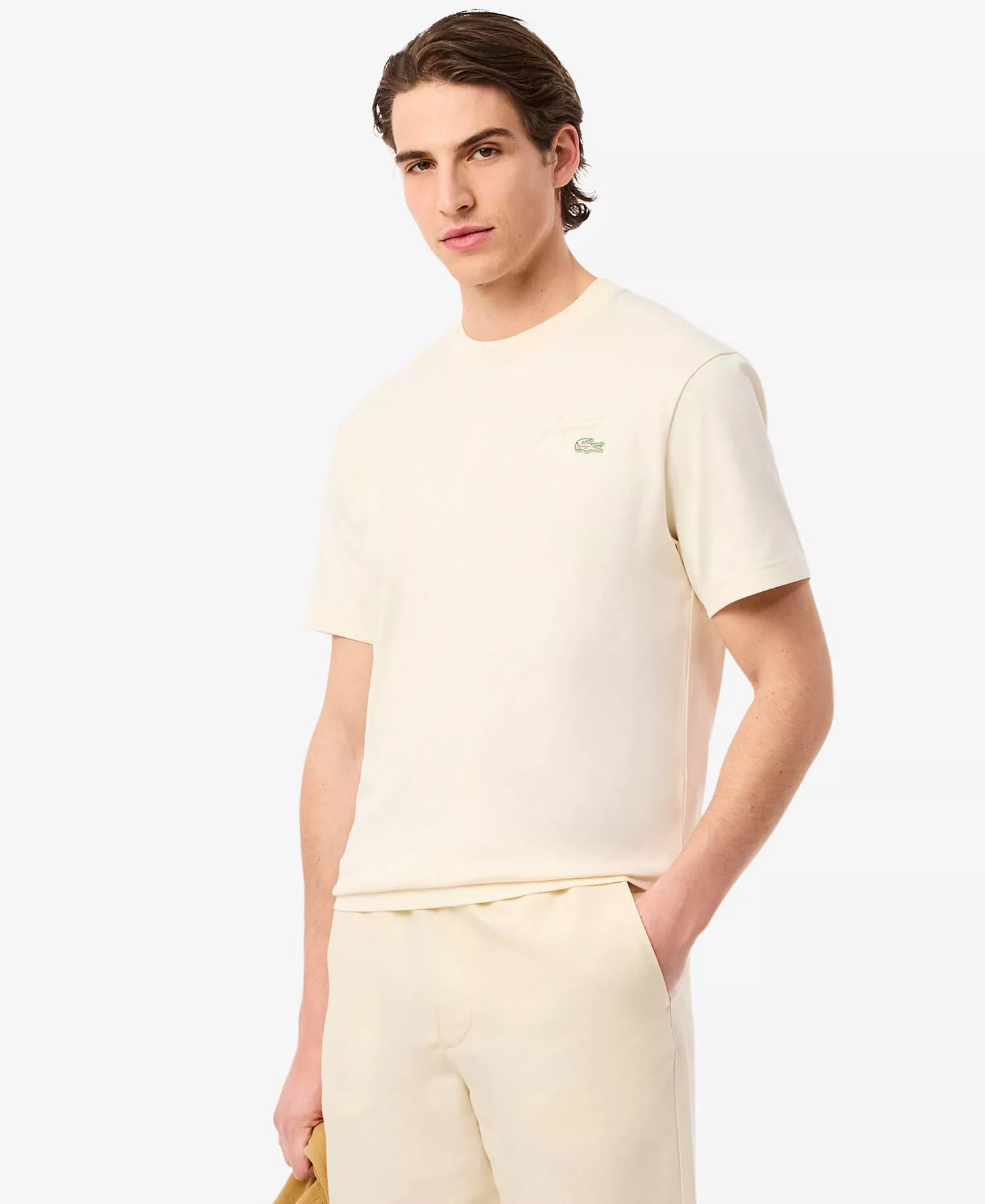 Men's Embroidered Short Sleeves T-Shirt - Lapland - 2XL