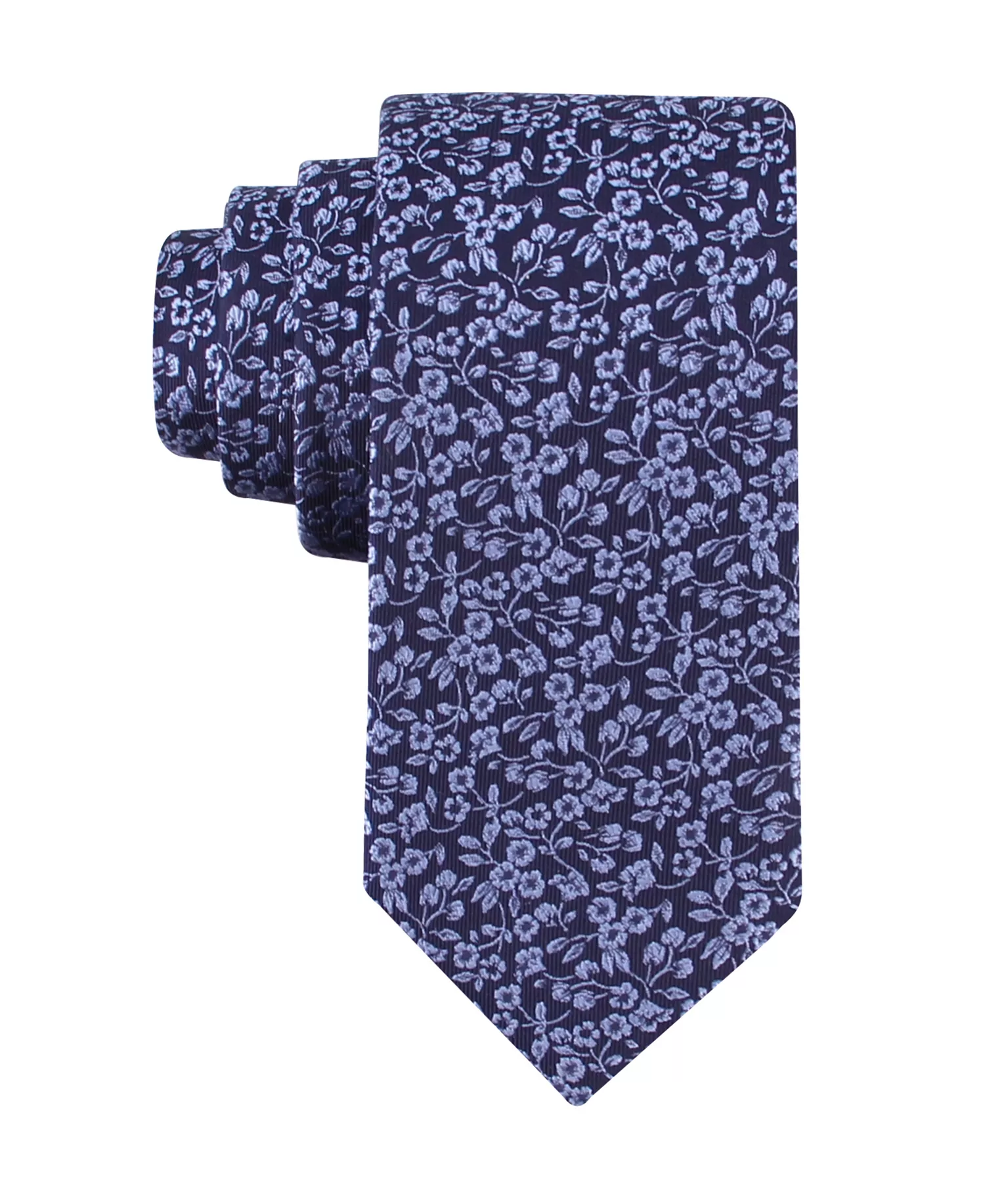Men's Luca Floral Tie - Navy - ONE SIZE
