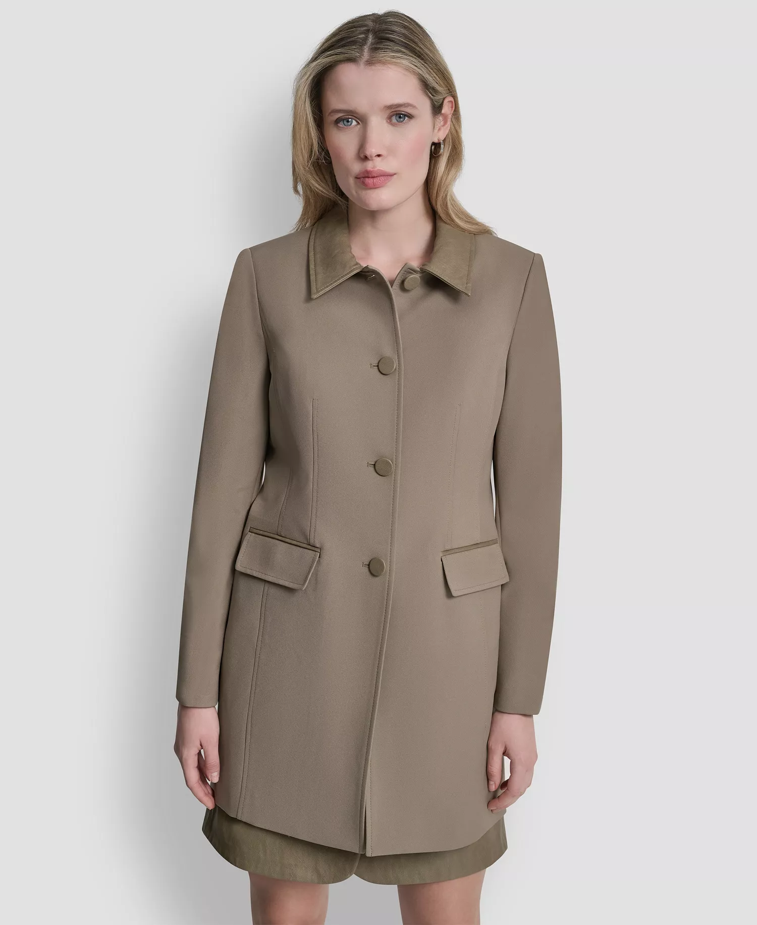 Women's Tech Sport 4-Button Topper Jacket - Taupe - 0