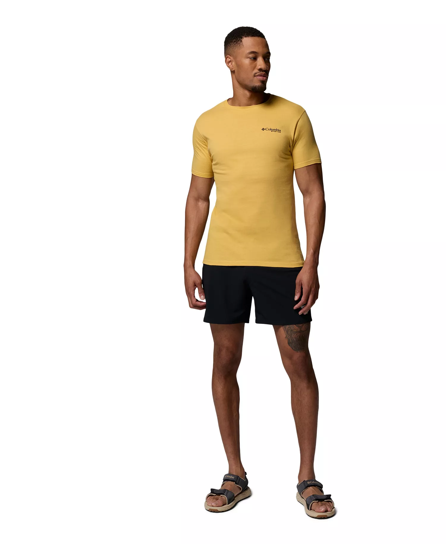 Men's Frequent Graphic T-Shirt - Mustard - L