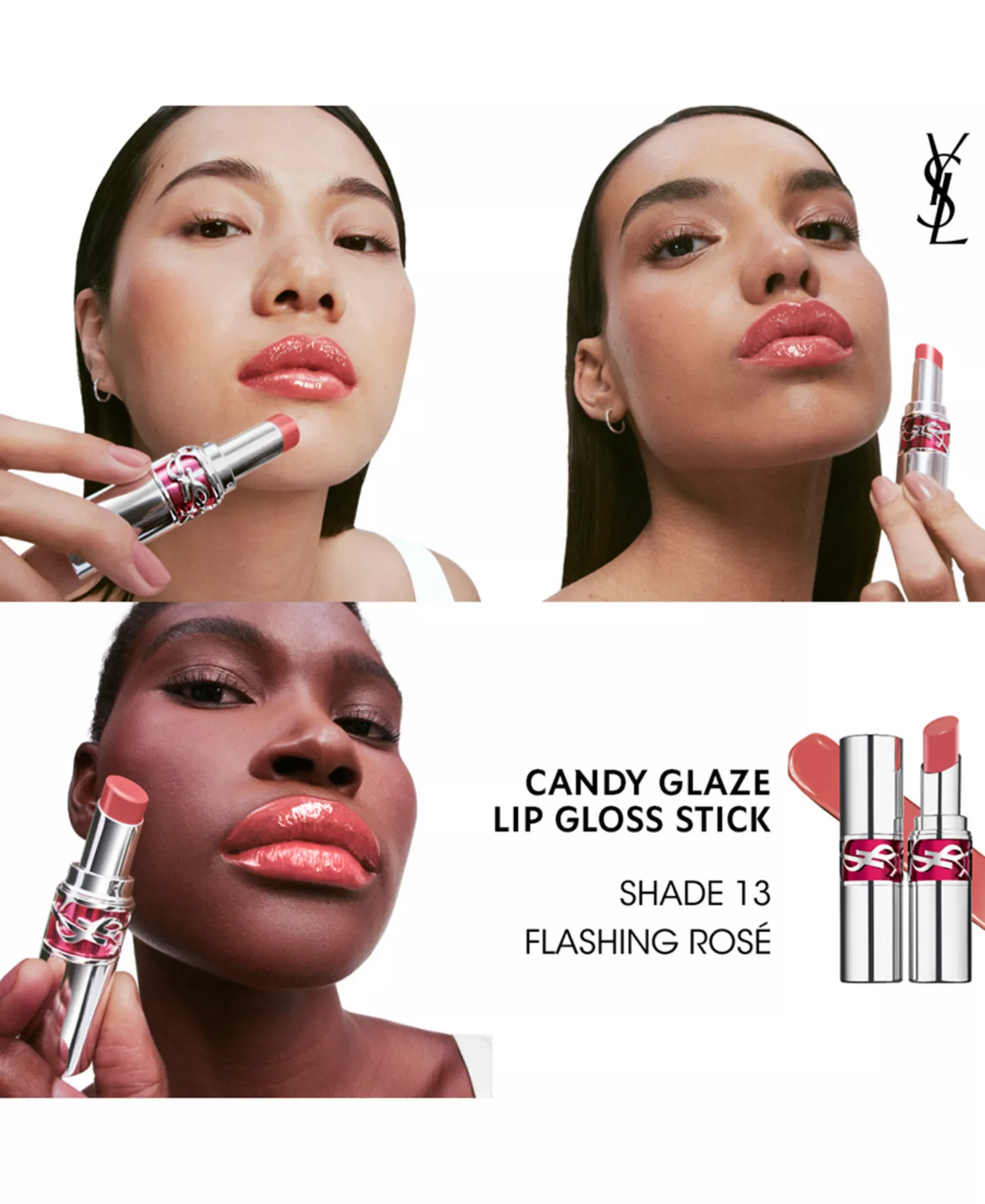 Candy Glaze Lip Gloss Stick - 13 Flashing Rose - No Size