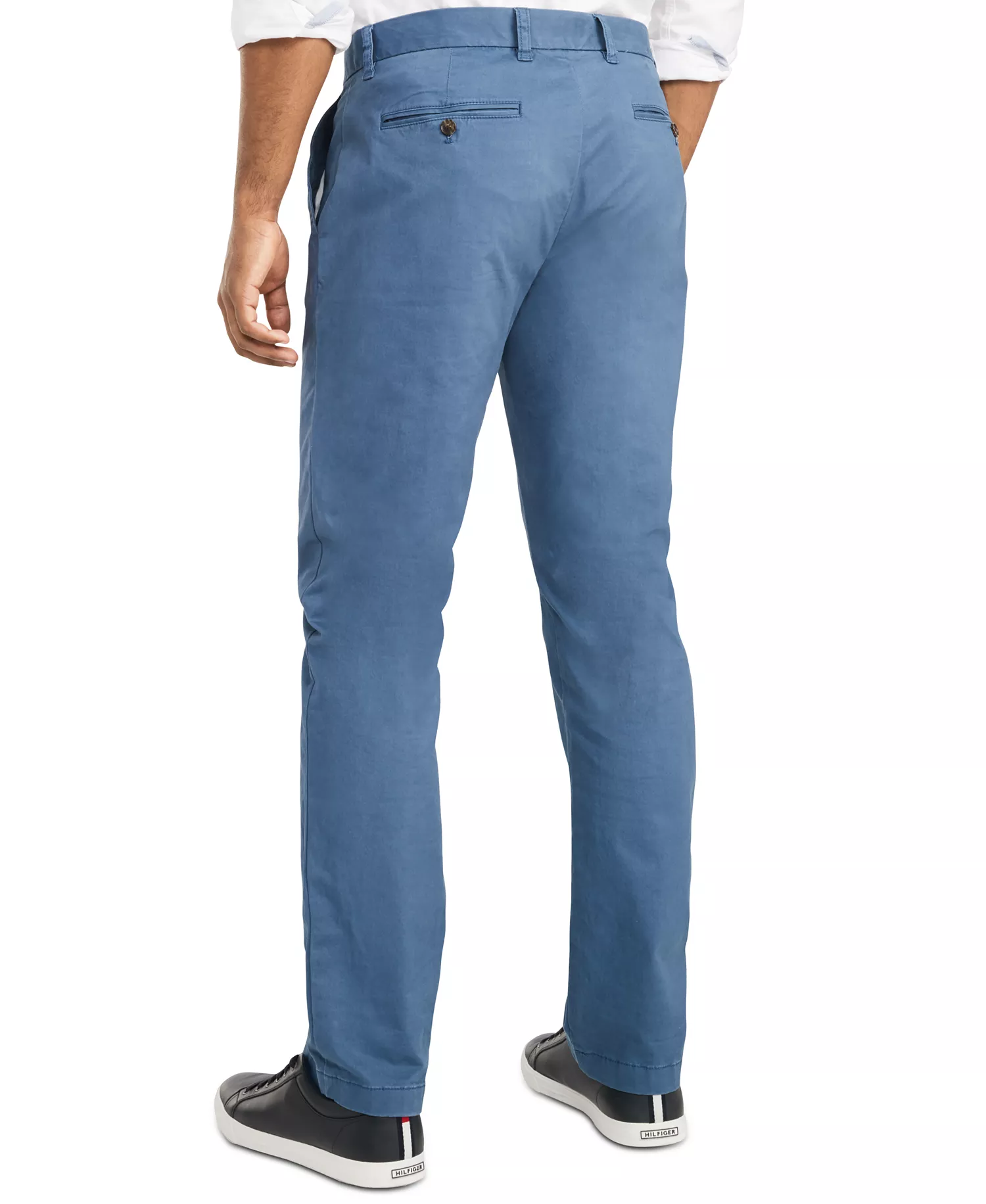 Men's Big & Tall TH Flex Stretch Custom-Fit Chino Pants - Bayhead Blue - 36 - 30