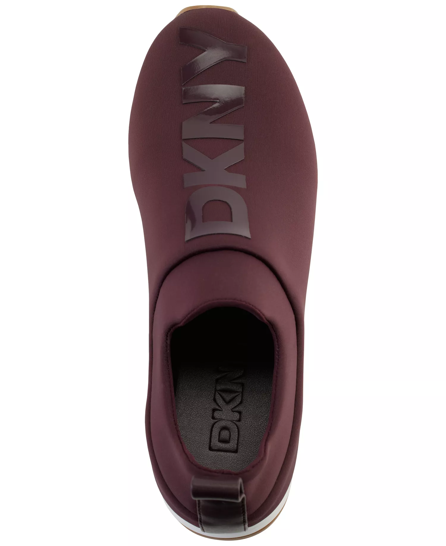 Women's Jadyn Logo Slip-On Sneakers, Created for Macy's - Dark Cherry - 5.5M