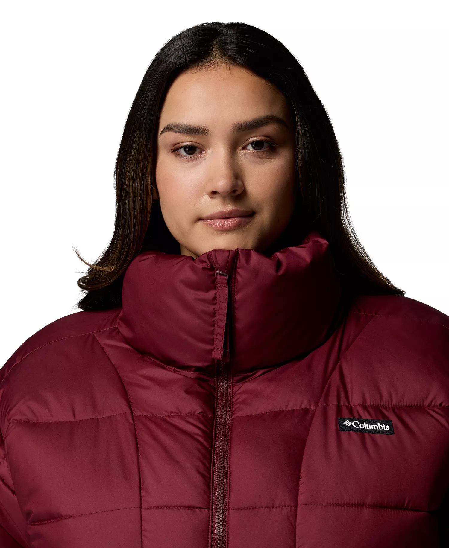 Plus Pike Lake Puffer Jacket - Rich Wine - 1X