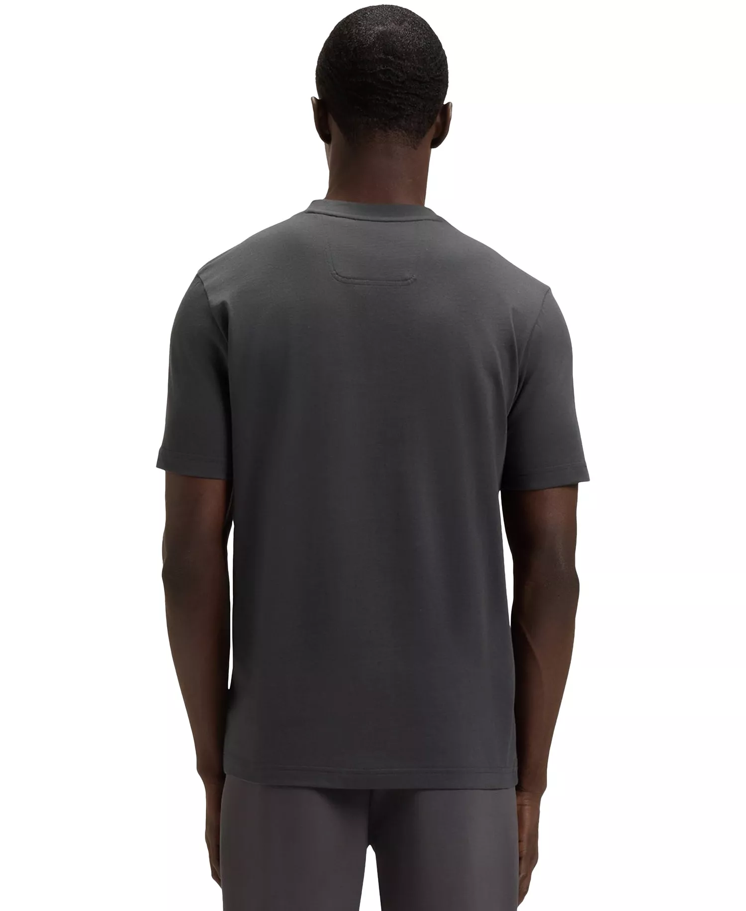 Men's Cotton-Jersey Logo T-Shirt - Dark Gray - S