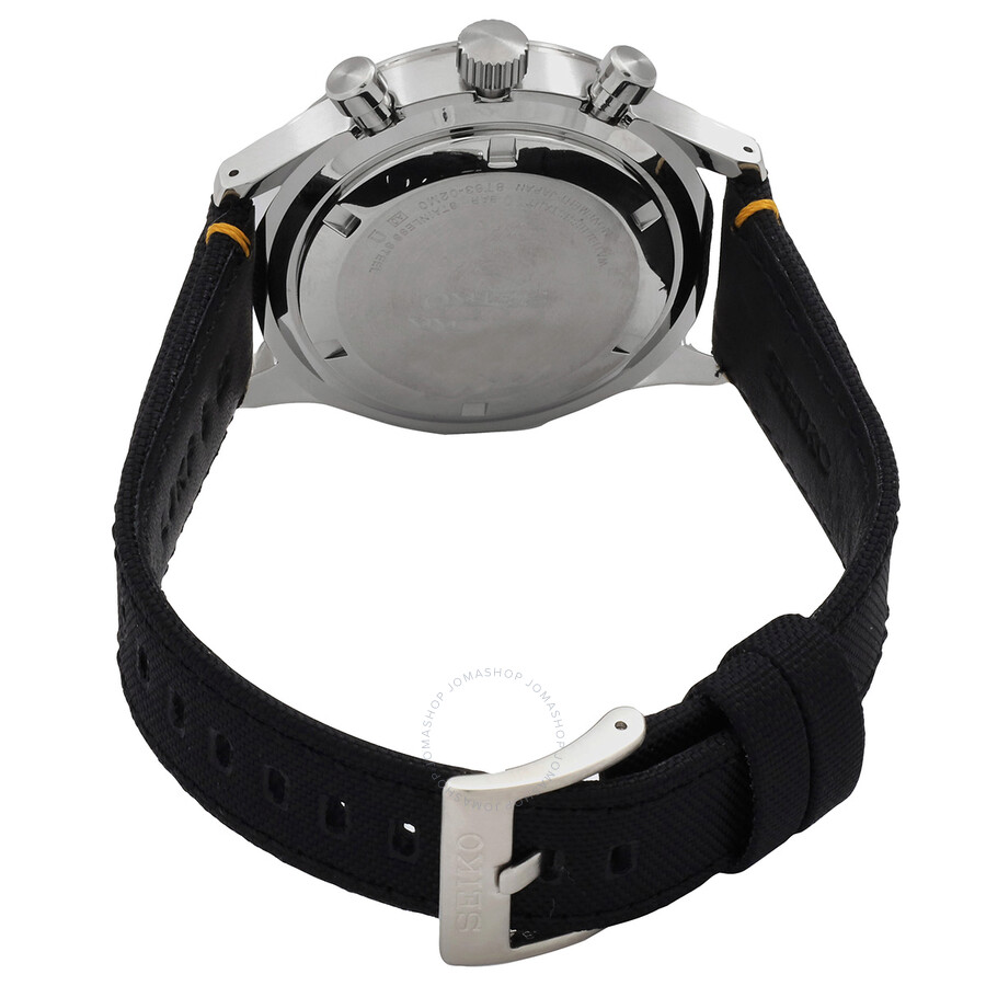 Seiko Sport Chronograph Quartz Black Dial Men's Watch