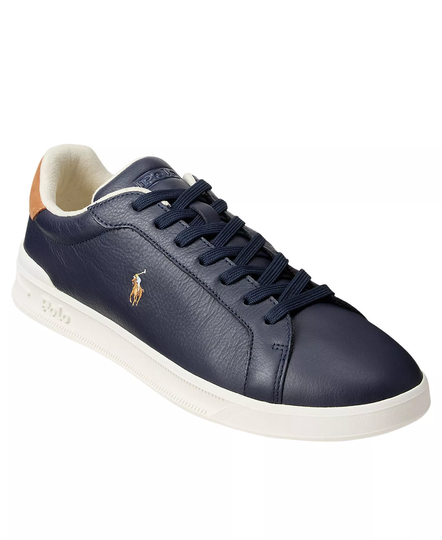 Men's Heritage Court II Embroidered Lace-Up Shoes - Blue - 10