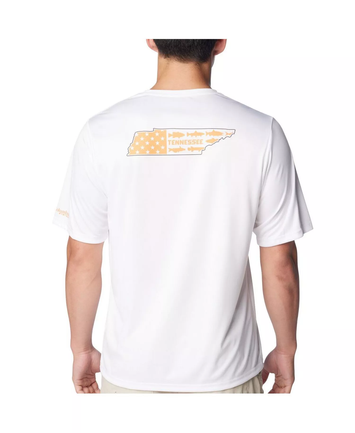 Men's White Tennessee Volunteers Terminal Tackle State Omni-Shade T-shirt - White - L