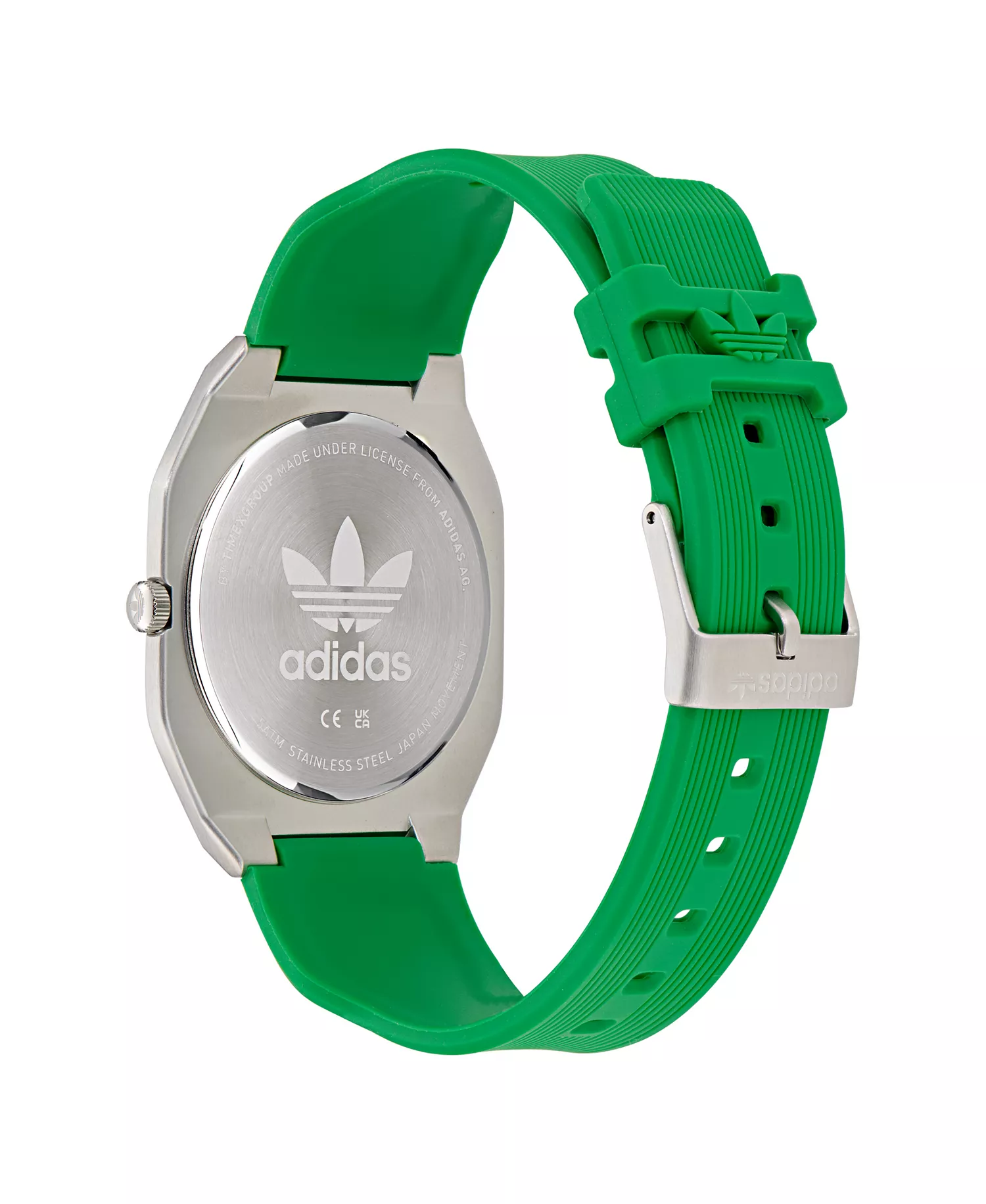 Unisex Analog Green Silicone Watch, 39mm - Green - No Size