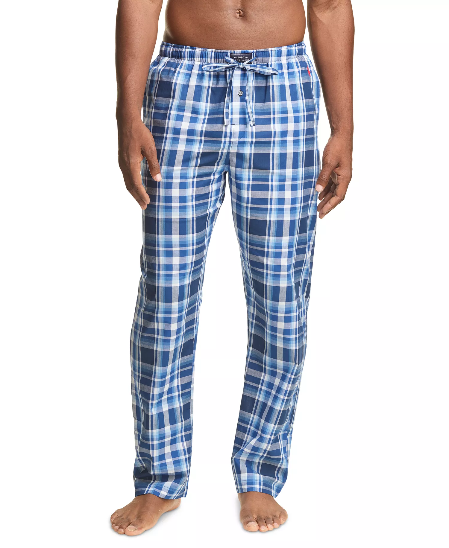 Men's Plaid Woven Pajama Pants - Monroe Plaid - L