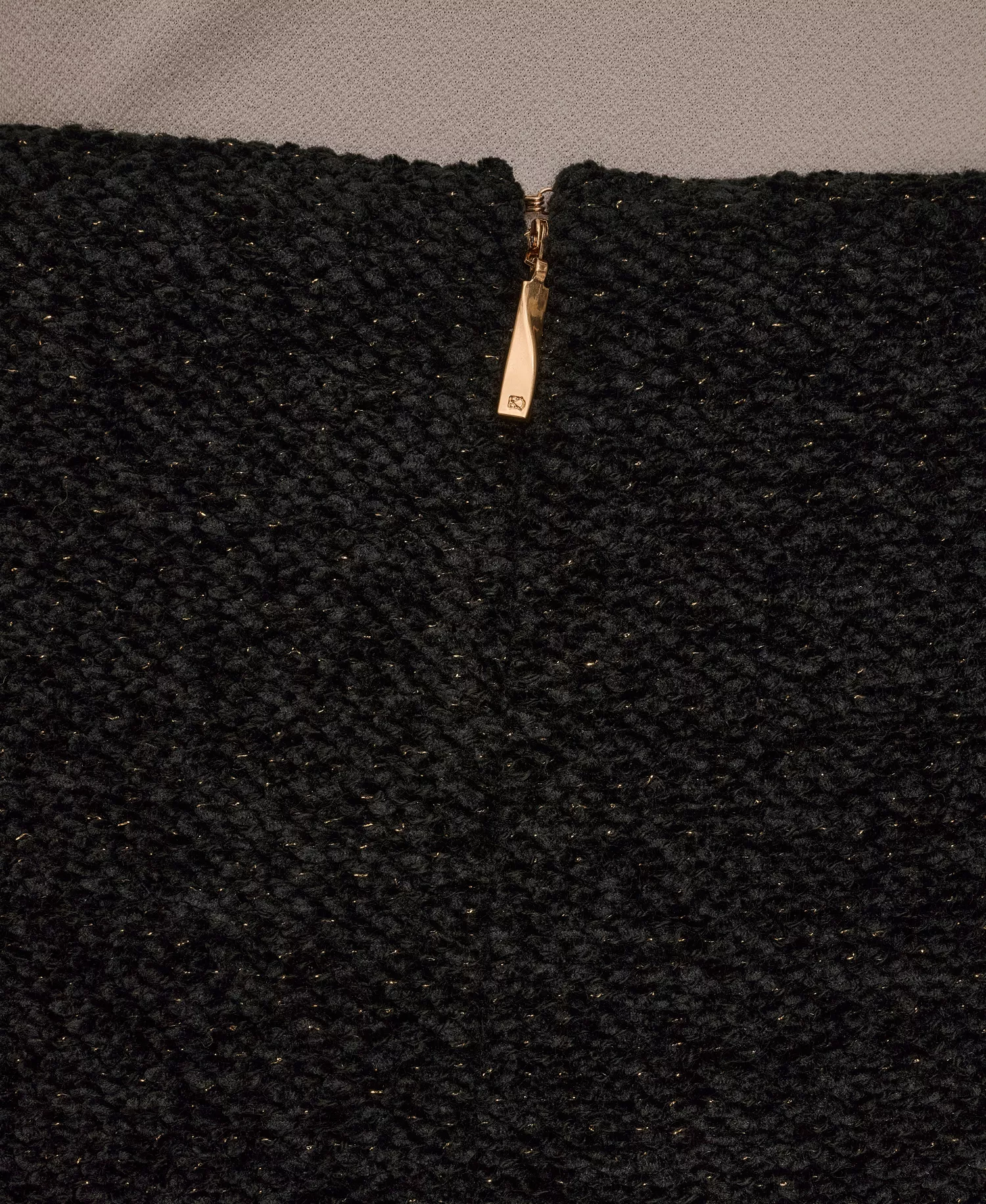 Women's Novelty Mini Skirt, Regular & Petite - Black/gold - 6