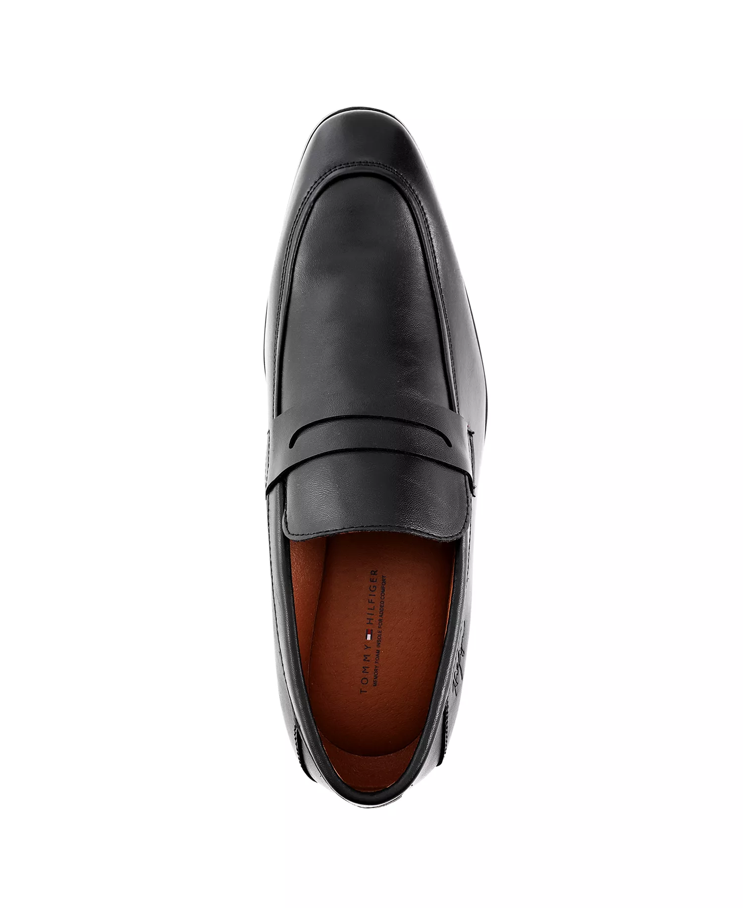 Men's Simol Slip on Dress Penny Loafers - Black - 10.5M