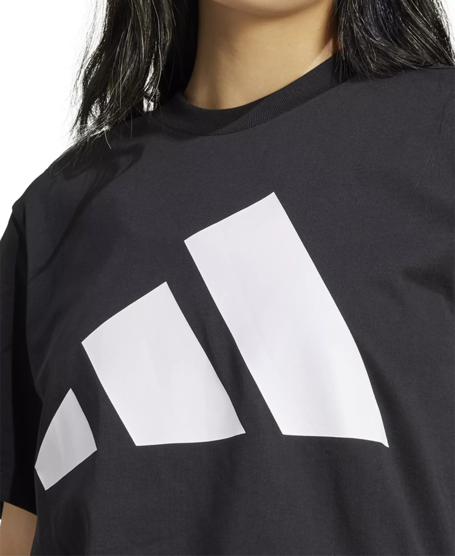 Women's Essentials Big Logo Cotton T-Shirt - Black - 2XL