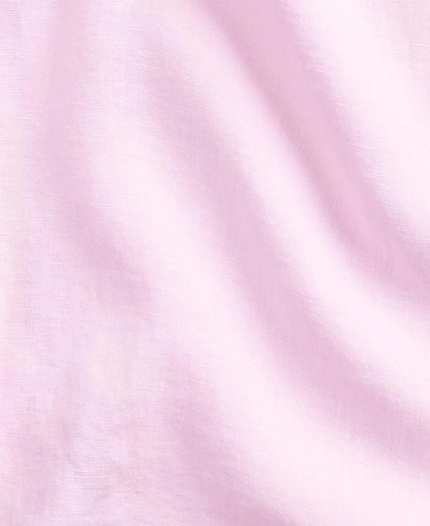 Men's Short-Sleeve Linen Button-Up - Carmel Pink - 2XL