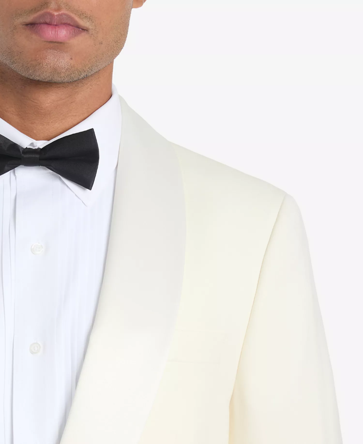 Men's Solid White Sport Coat - White - 36R