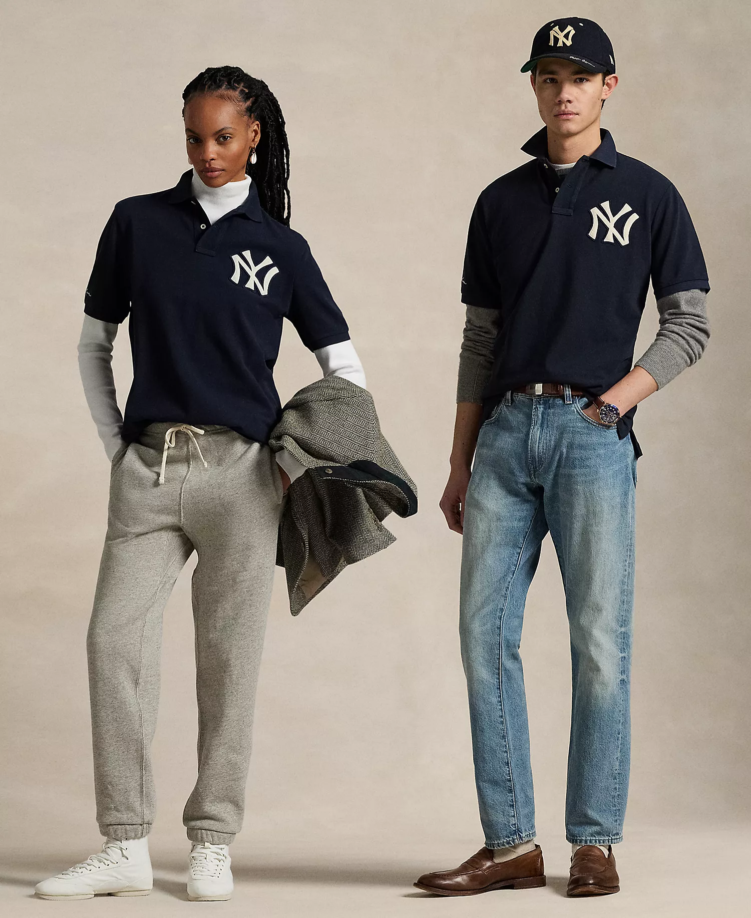 Unisex Yankees Polo Shirt - Aviator Navy - 2XL