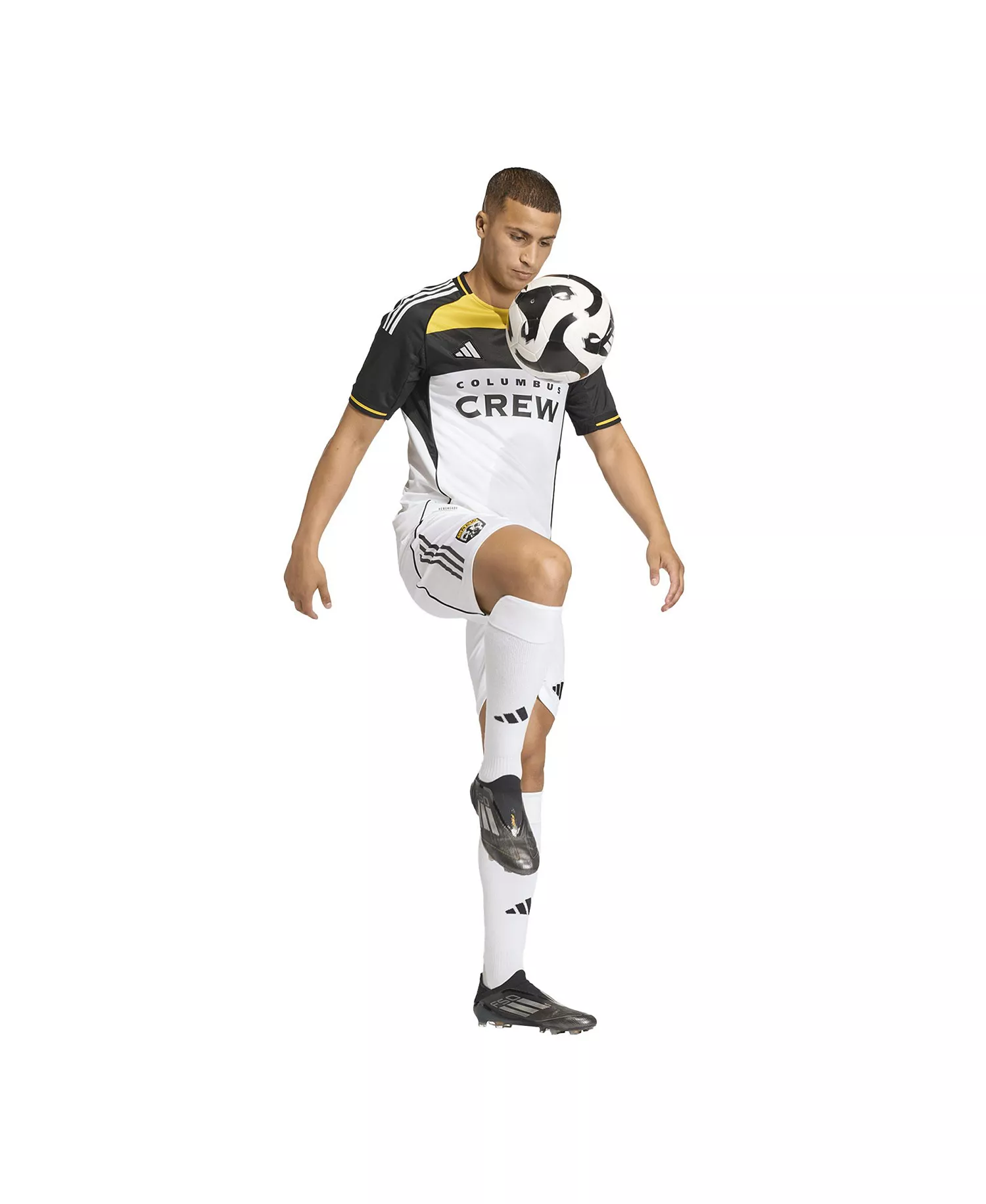 Men's White Columbus Crew 2025 Archive Collection Authentic Shorts - White - 2XL